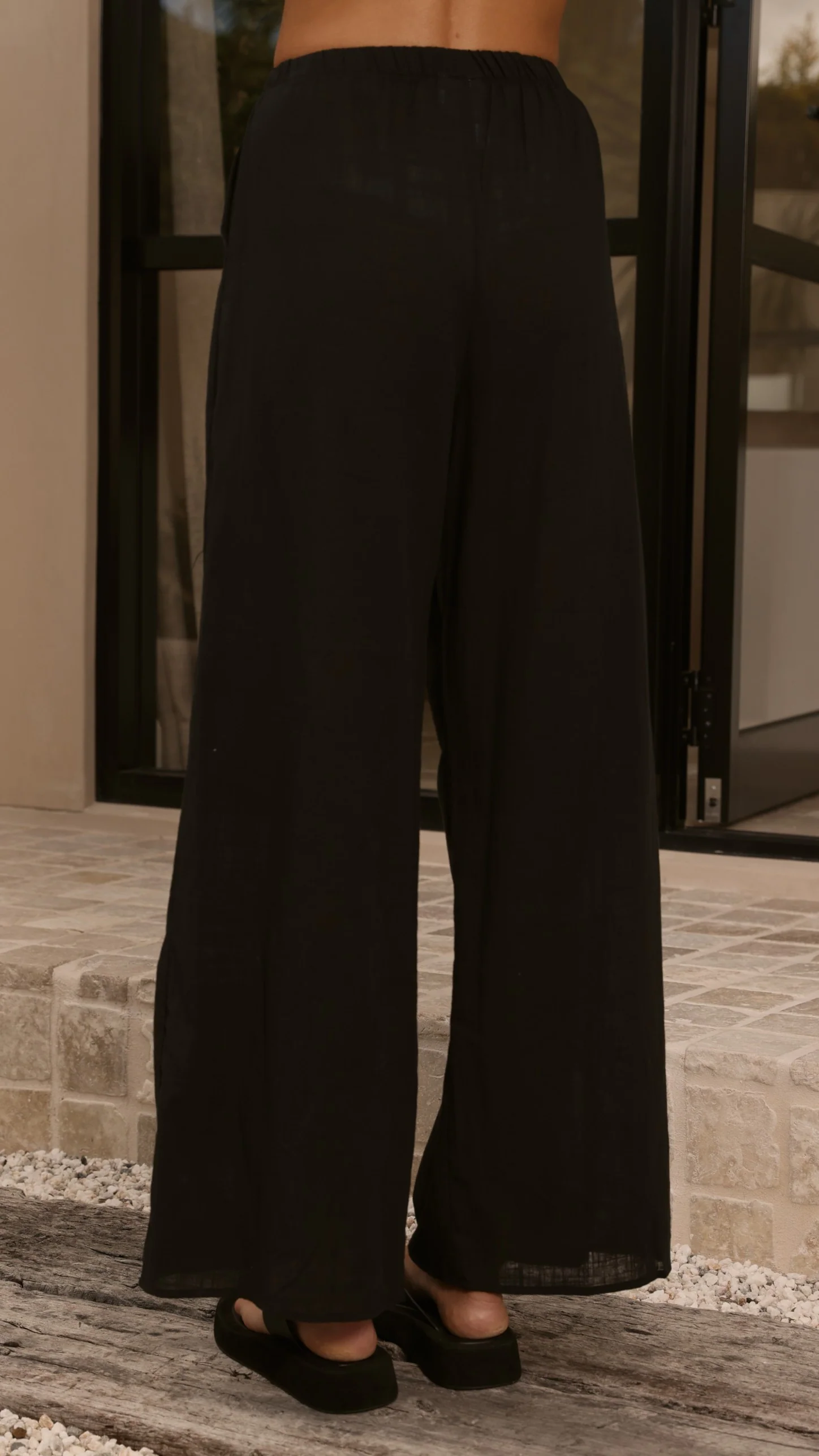 Maison Strapless Top & Pants Set - Black - Image 8