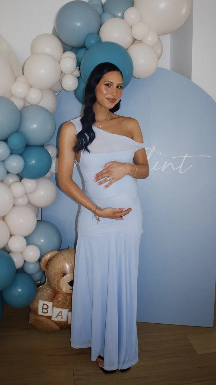 Malayah Maxi Dress - Blue - Image 9