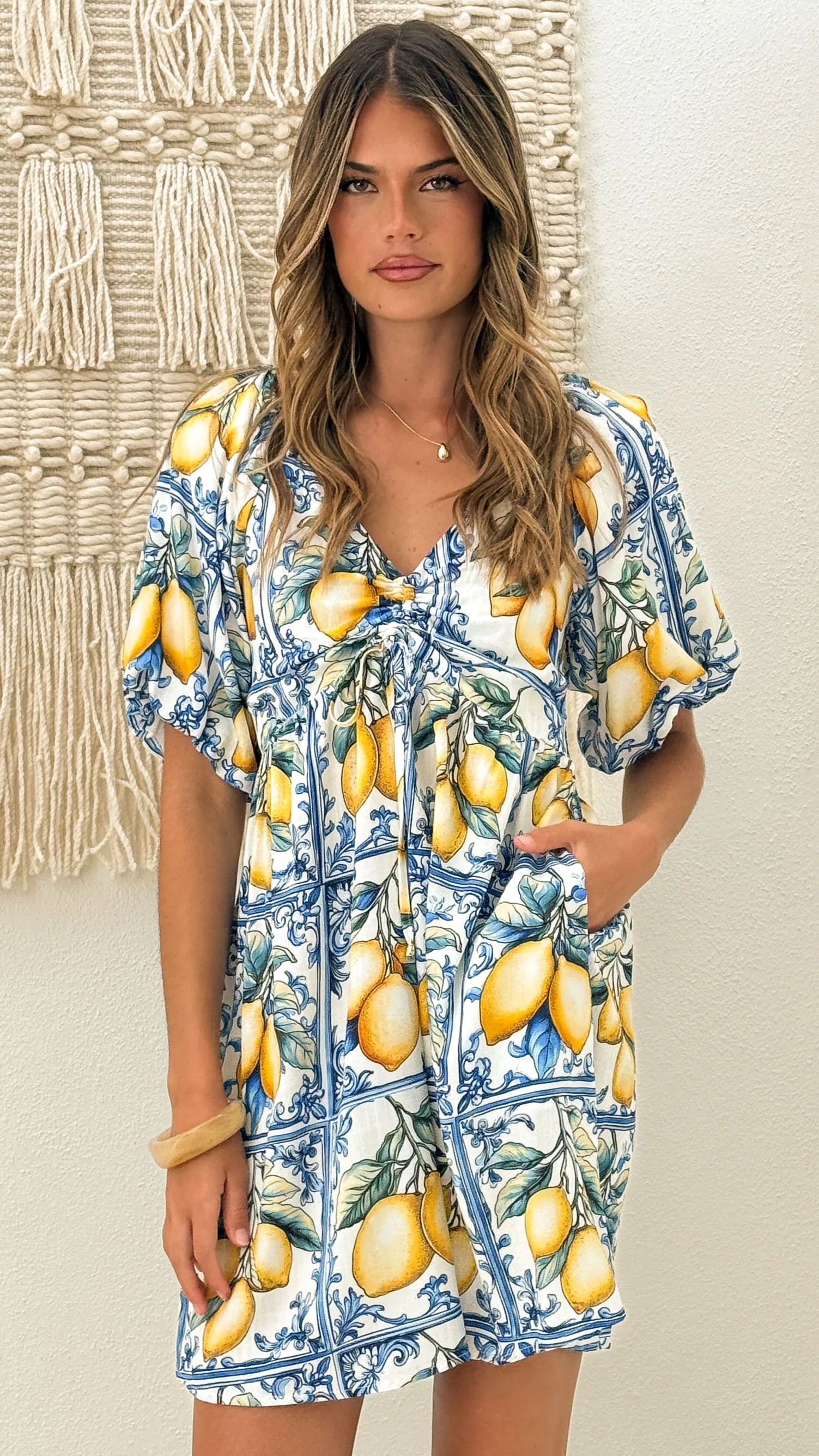 Malita Mini Dress - Summer in Sorrento - Image 5
