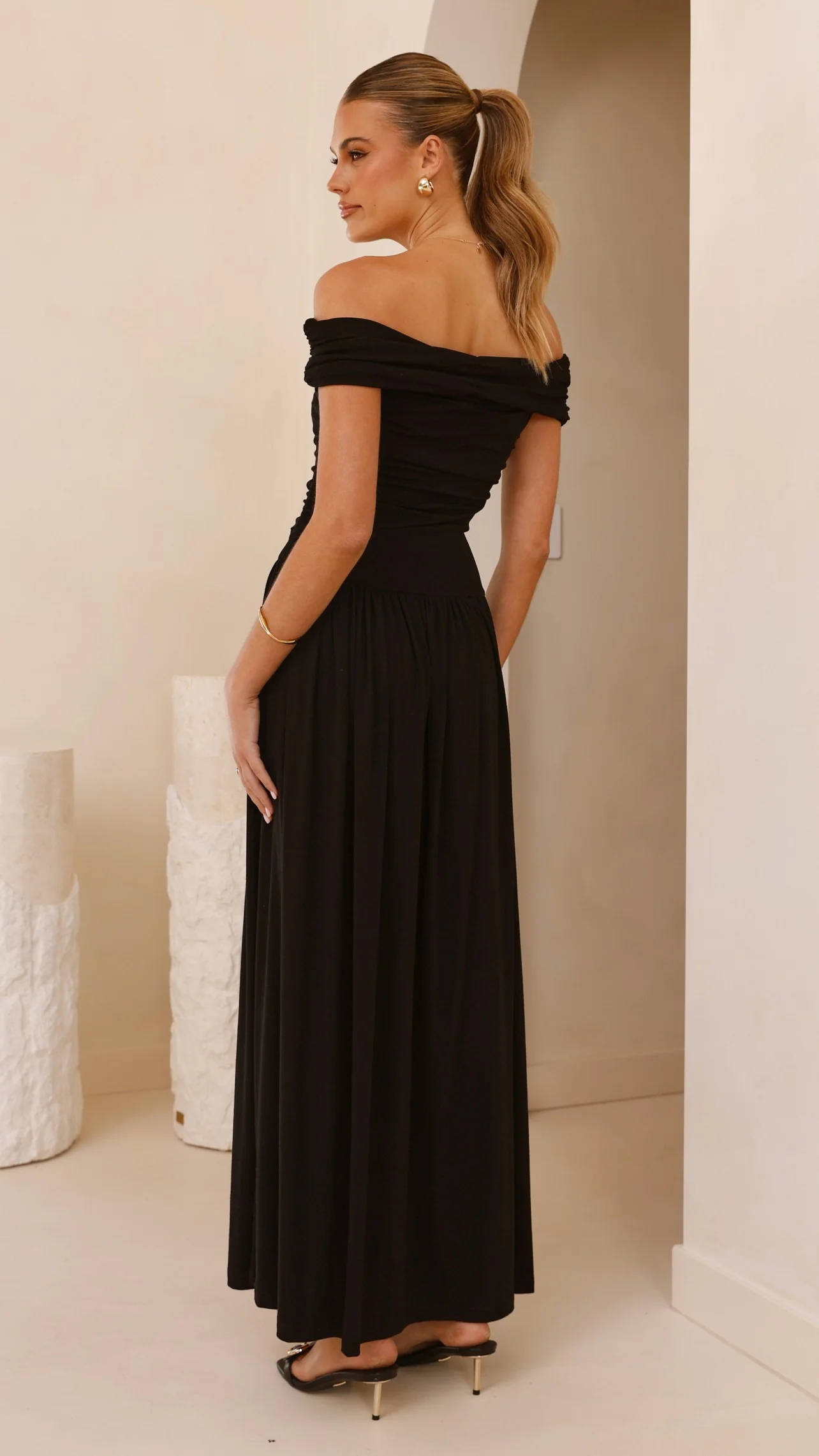 Manalla Maxi Dress - Black - Image 2
