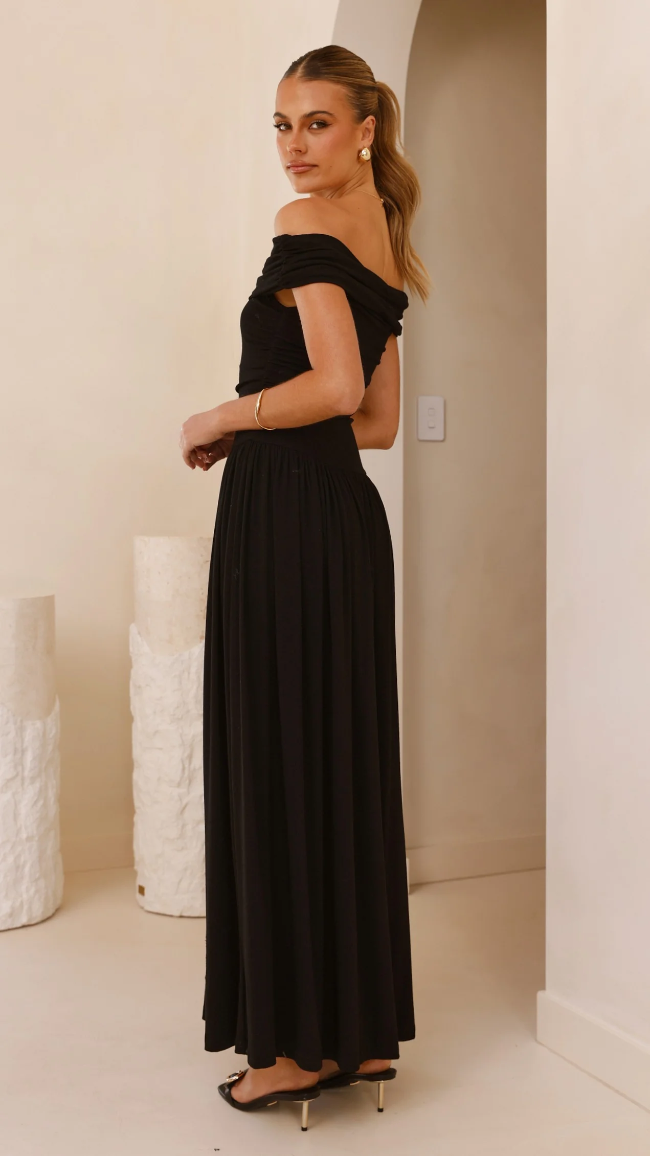 Manalla Maxi Dress - Black - Image 3