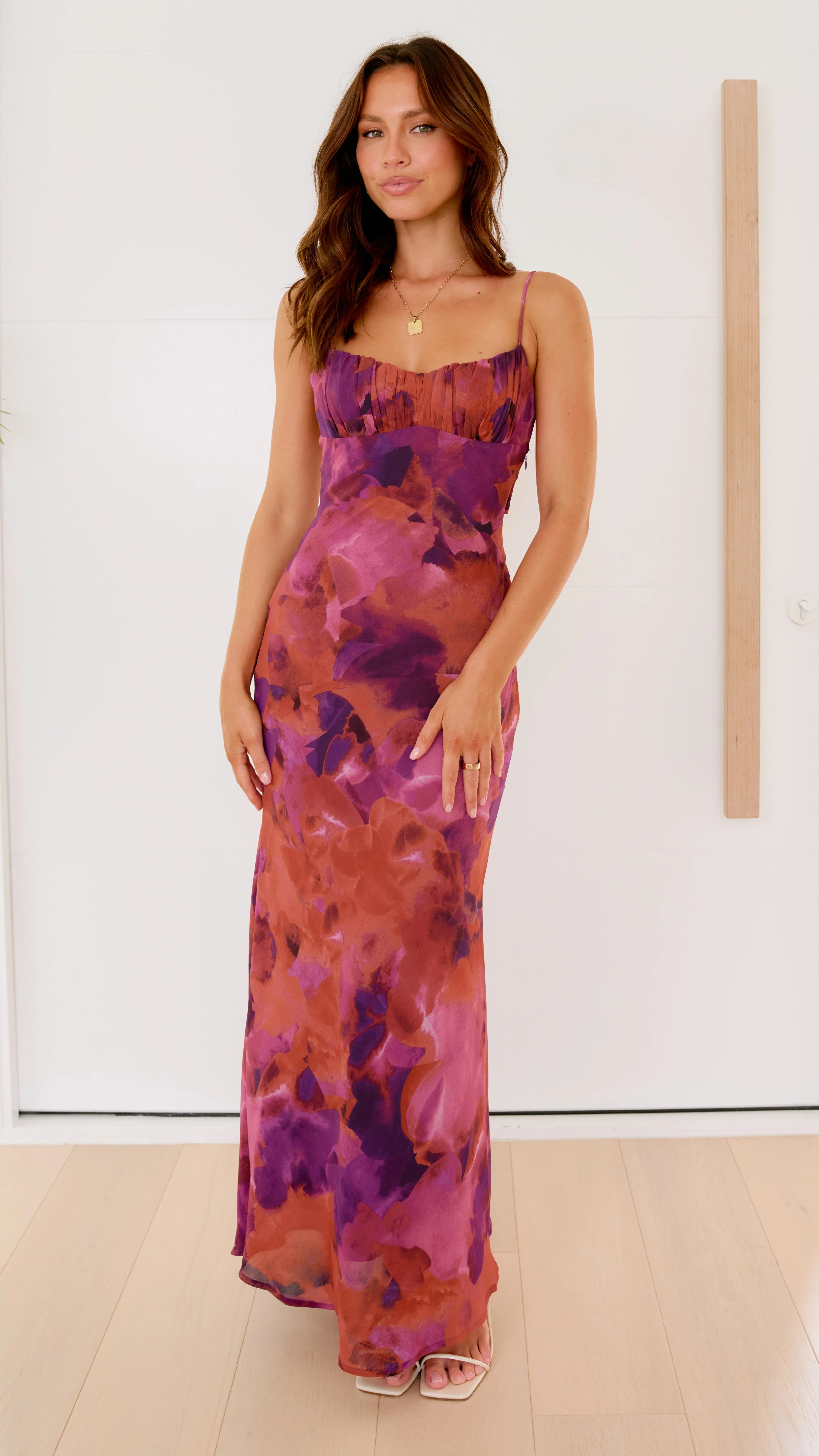 Margie Midi Dress - Dark Rose - Image 8