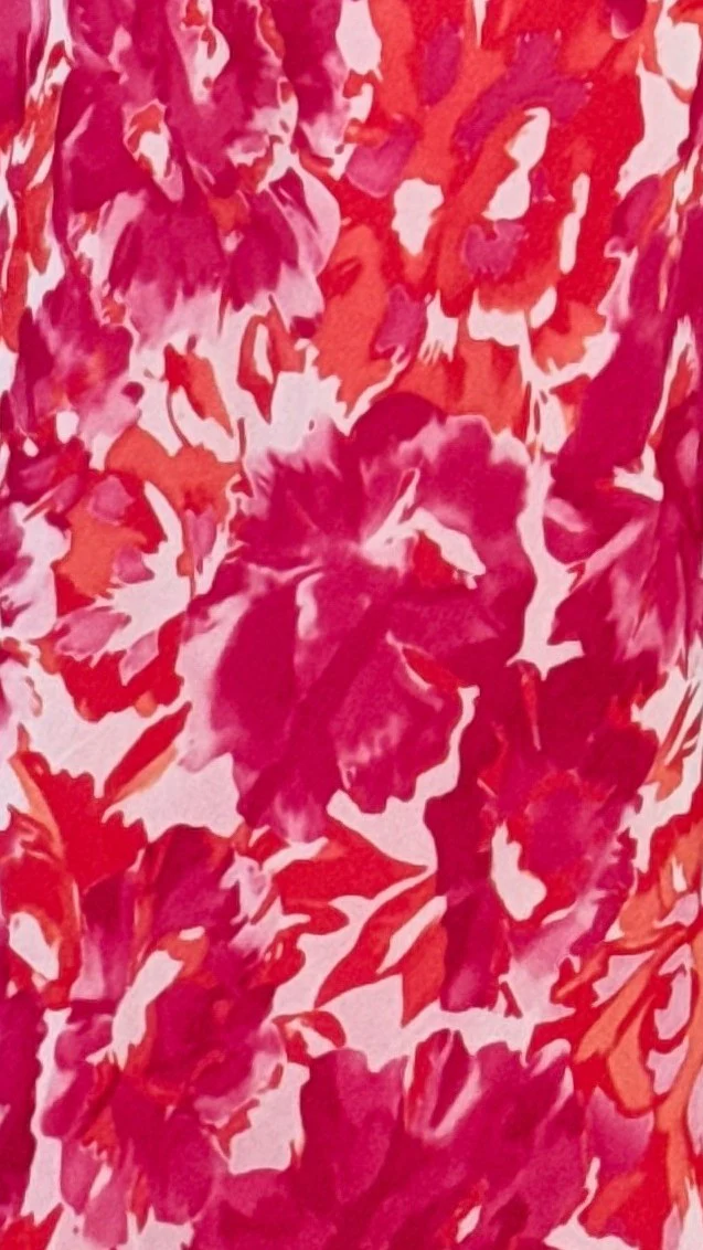 Margo Midi Dress - Pink/Red Floral - Image 7