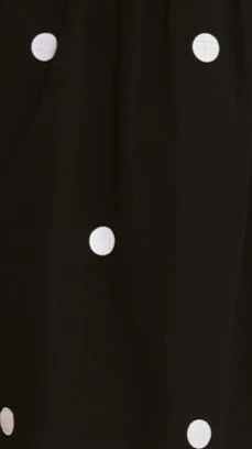 Marissa Mini Dress - Black Polka - Image 10