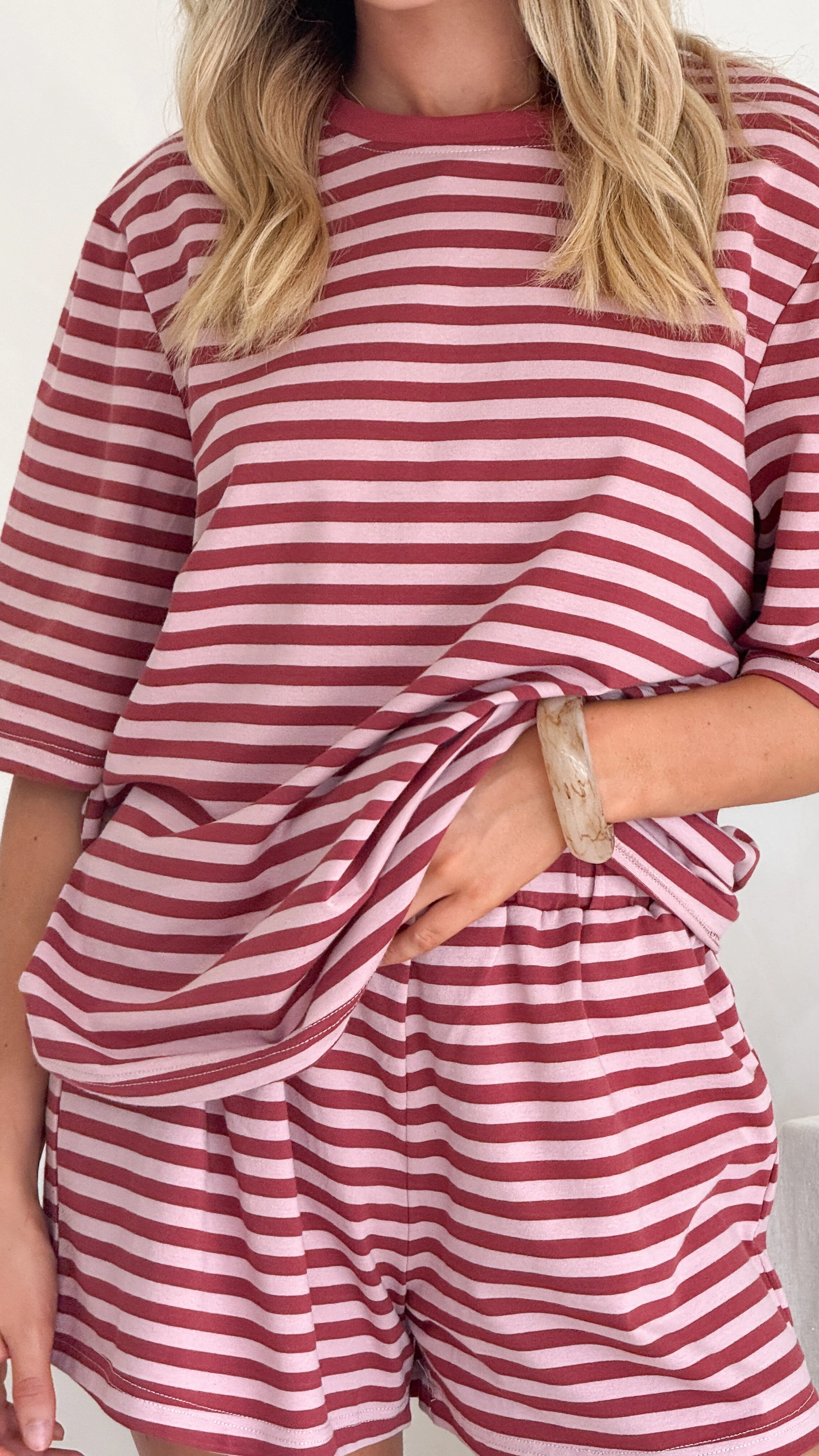 Marley Shorts - Red Stripe - Image 5