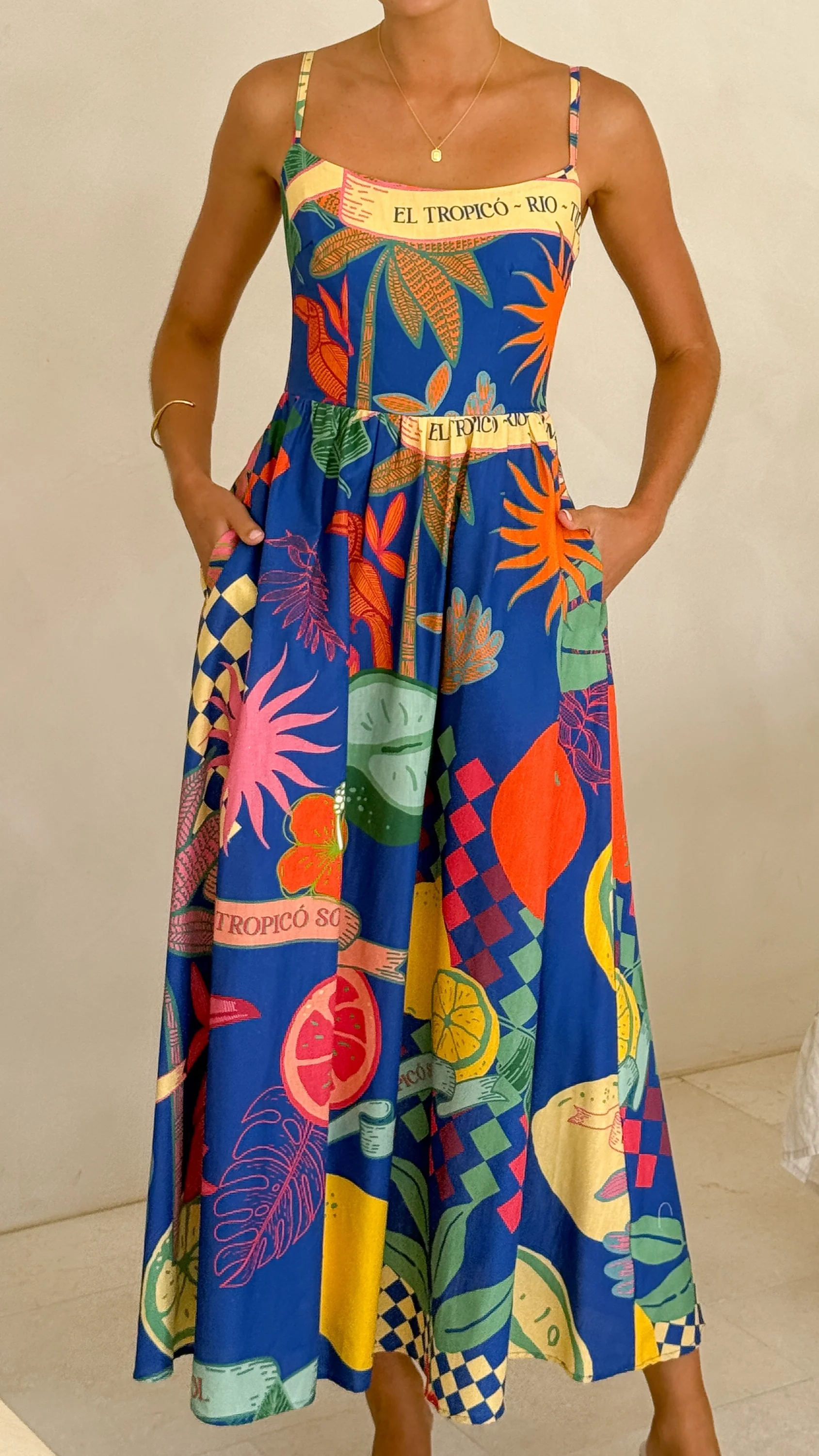Martina Maxi Dress - Rio Print - Image 5