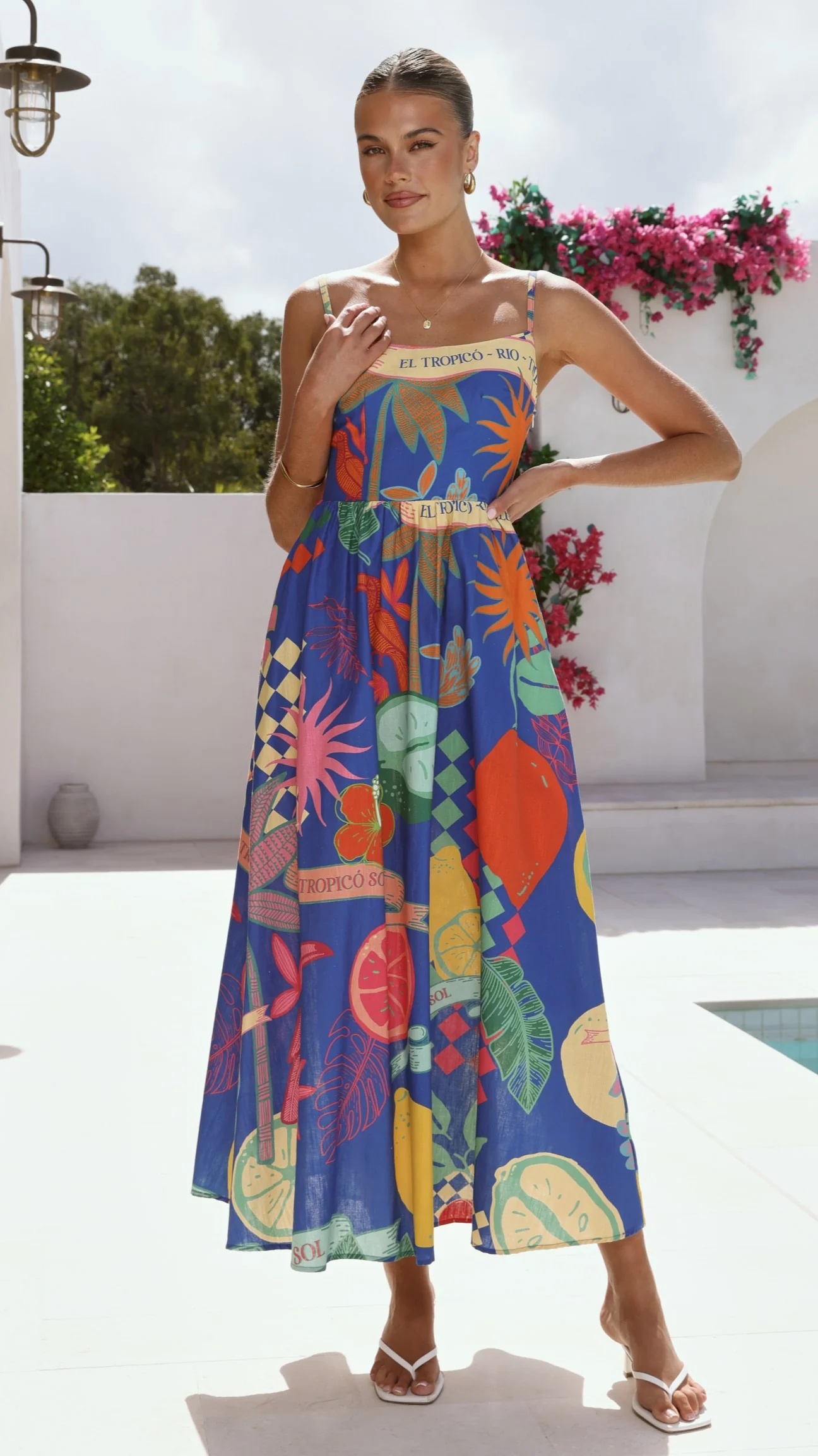 Martina Maxi Dress - Rio Print - Image 7