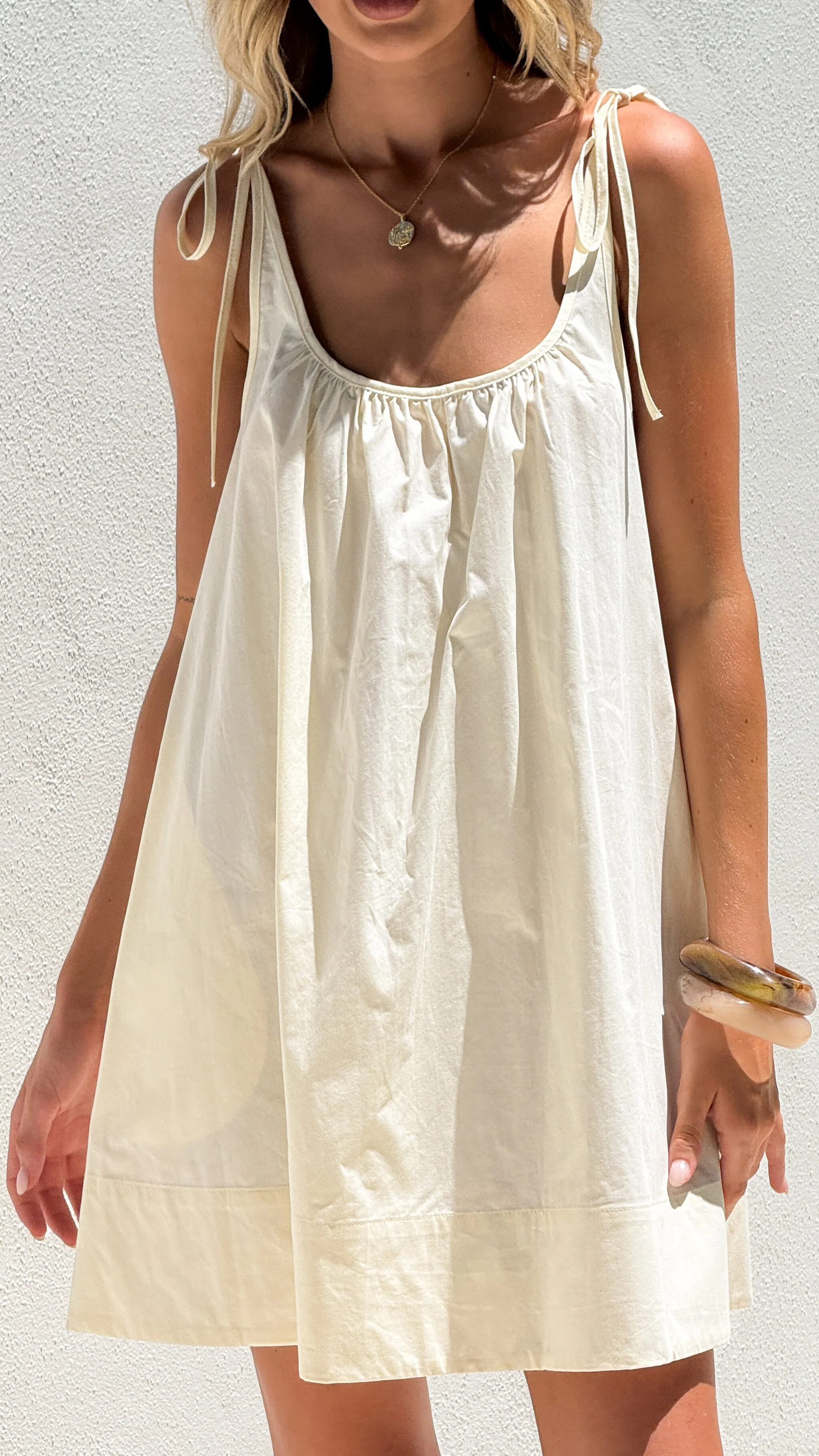Maylie Mini Dress - Butter - Image 4