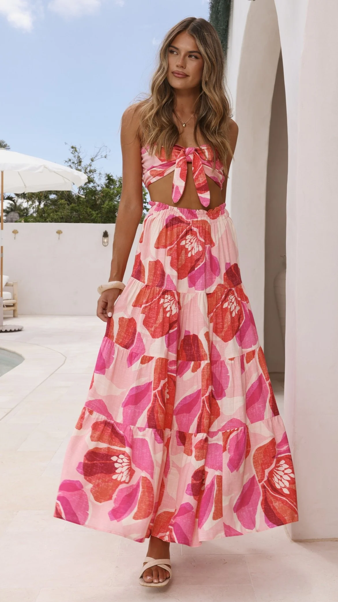 Melanie Maxi Skirt - Rosalie Print - Image 5
