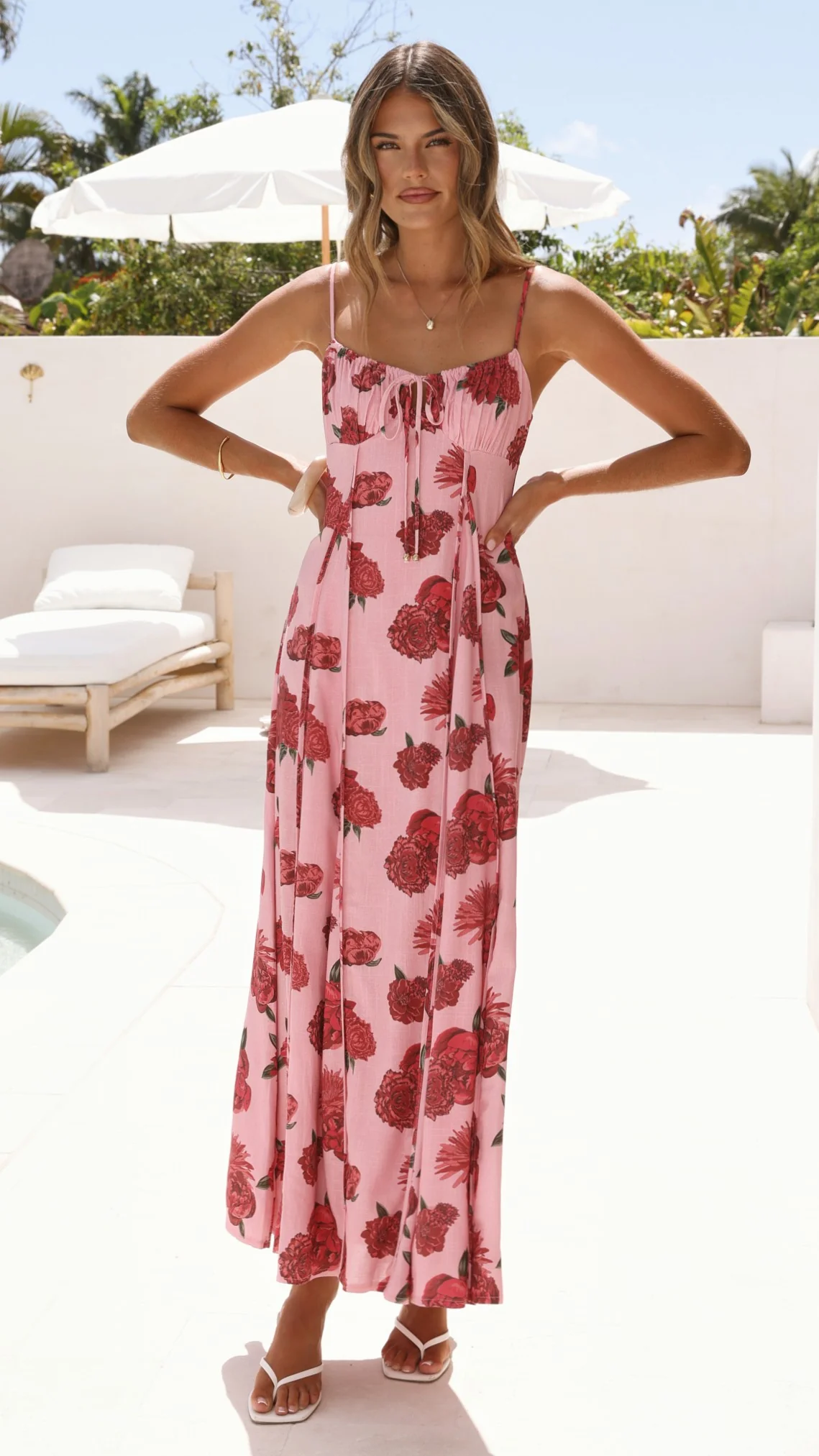 Millie Maxi Dress - Dahlia Rouge - Image 3