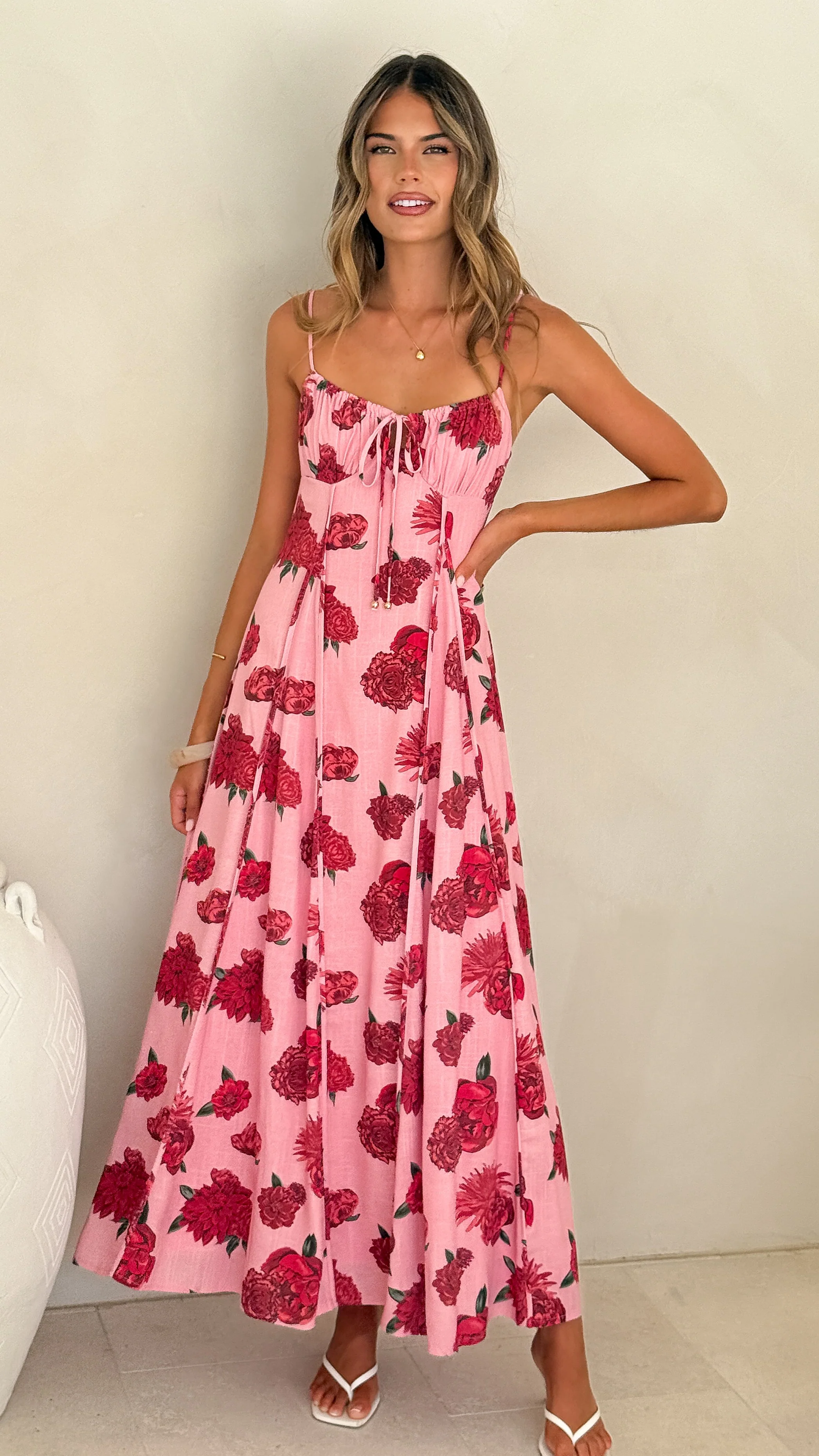 Millie Maxi Dress - Dahlia Rouge - Image 5