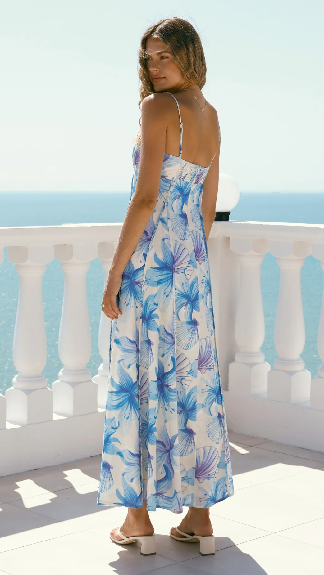 Millie Maxi Dress - Ocean Bloom - Image 2
