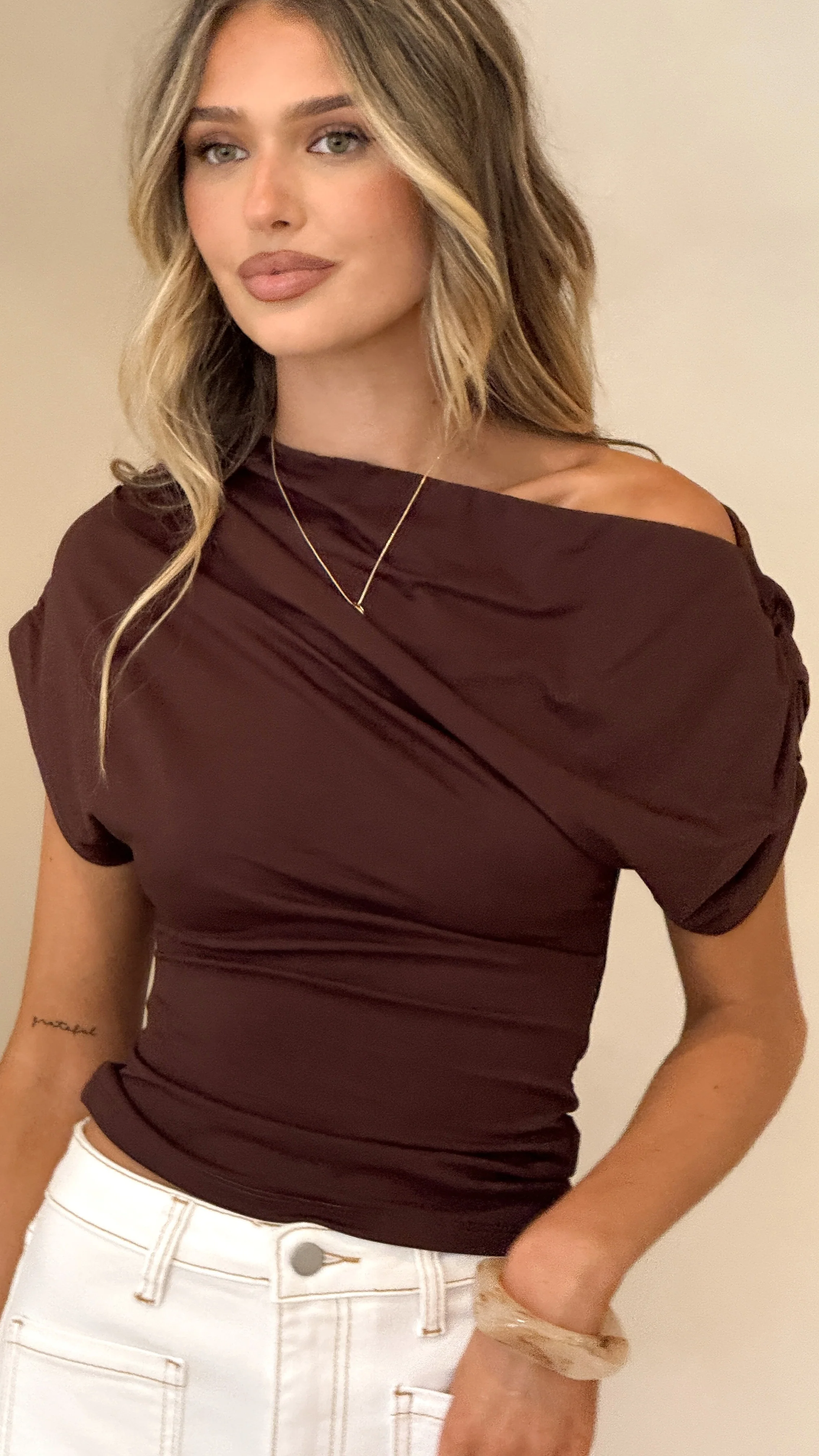 Millie Top - Chocolate - Image 6