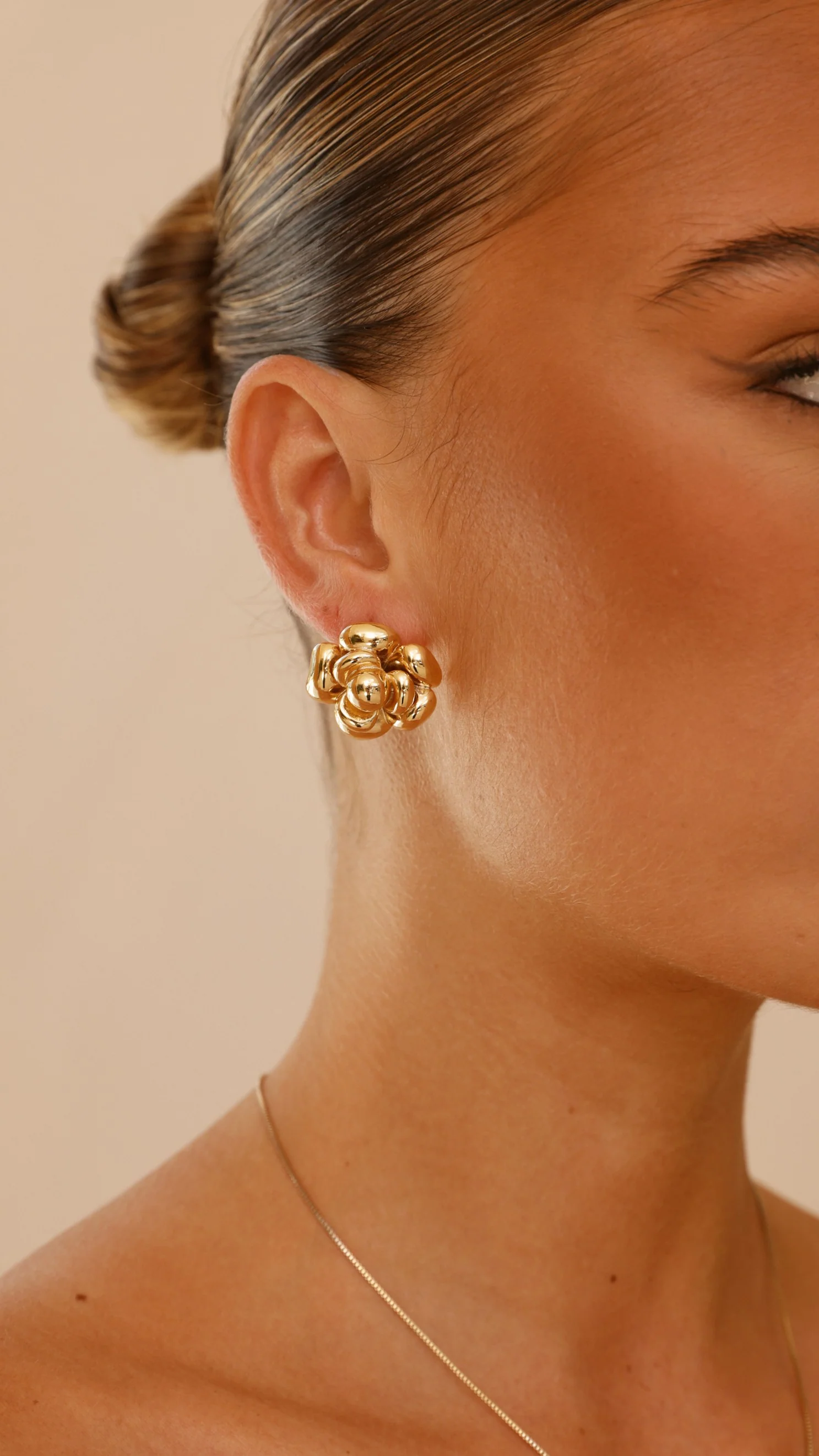 Mira Earrings - Gold - Image 2