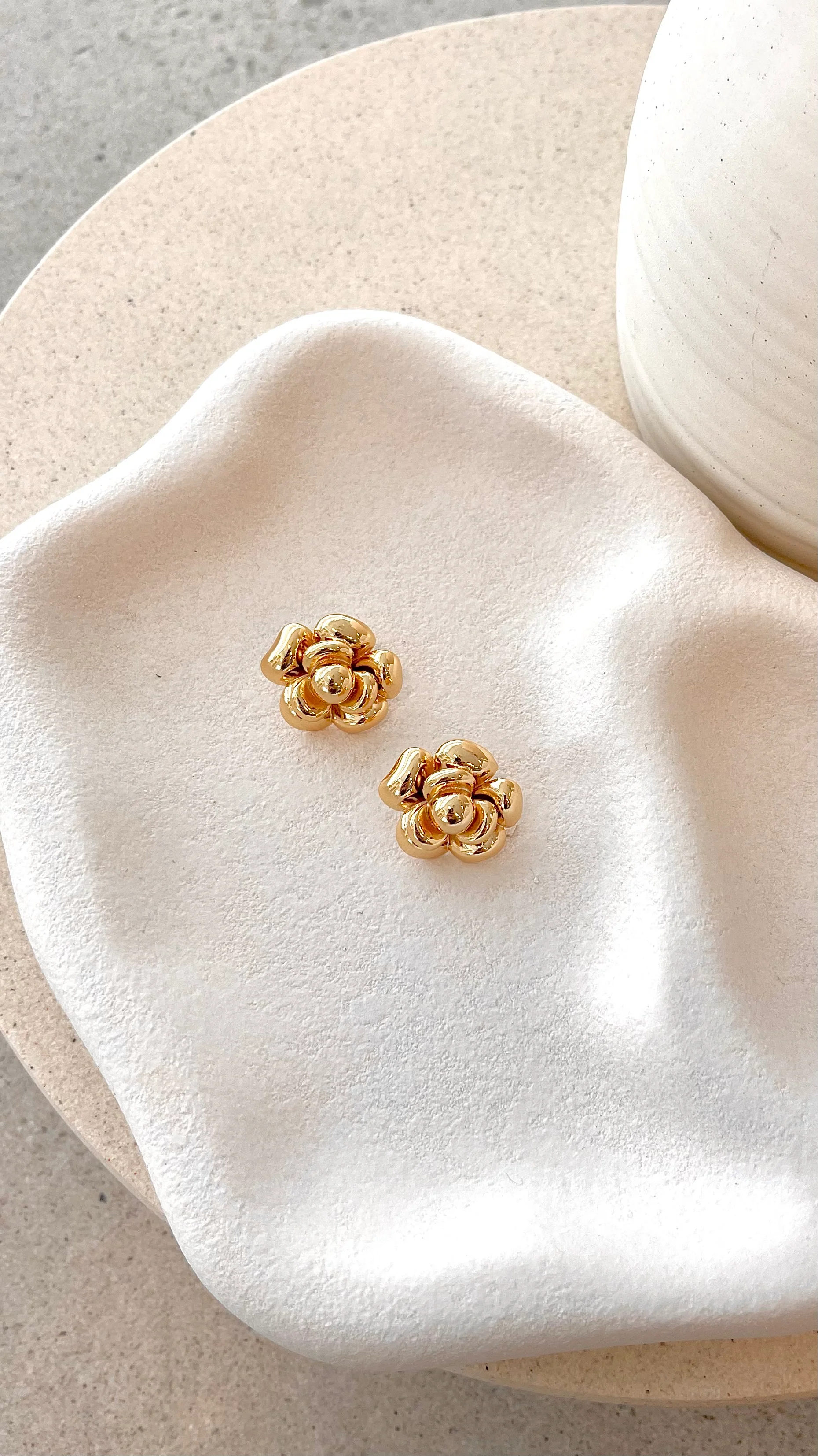 Mira Earrings - Gold - Image 3
