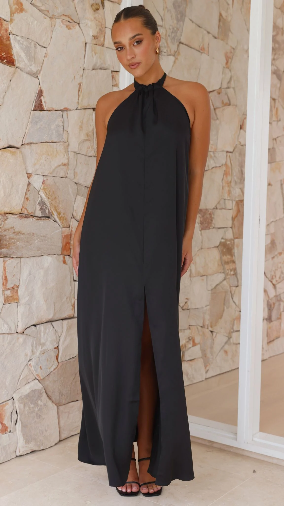 Monique Maxi Dress - Black - Image 11