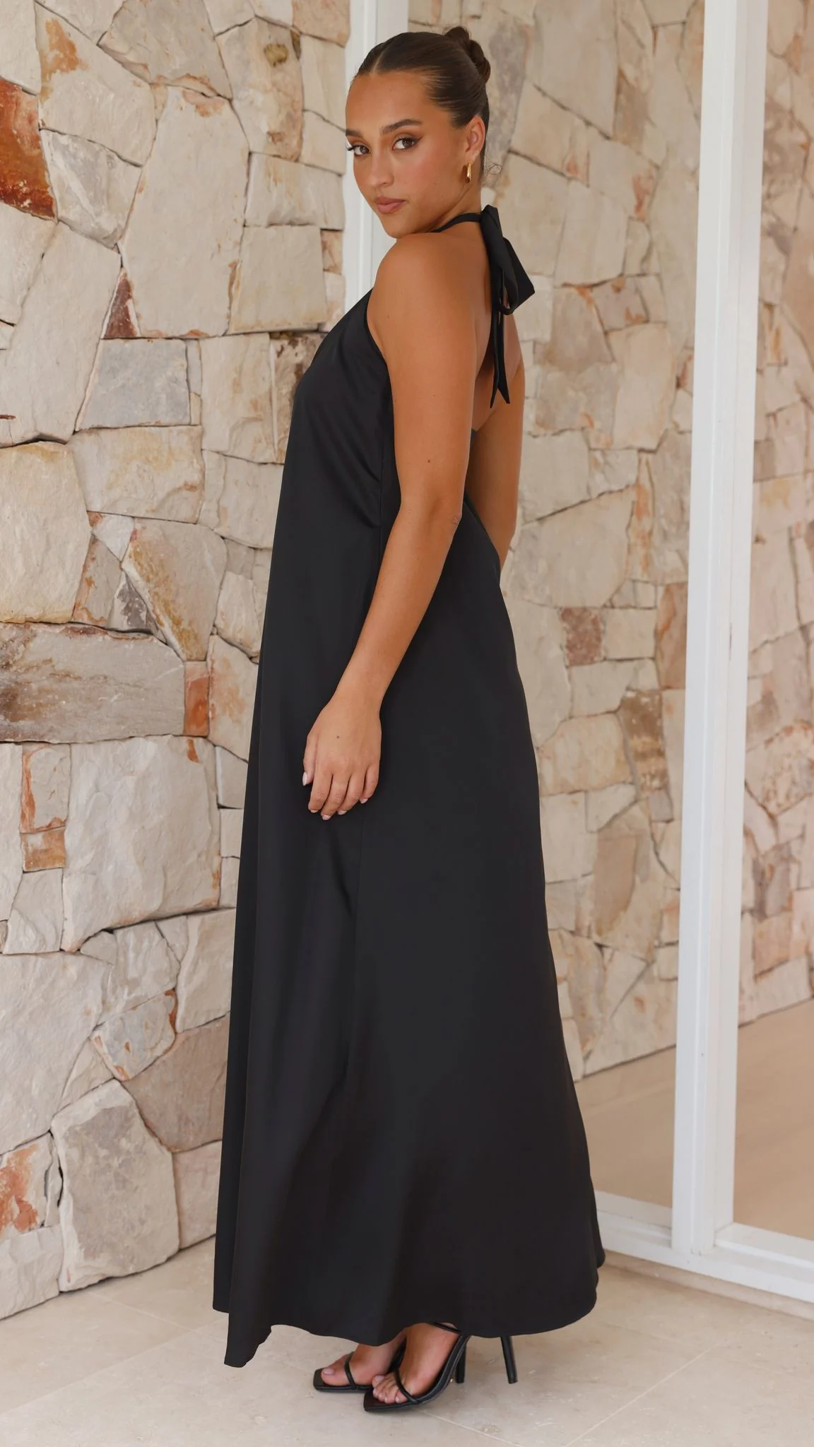 Monique Maxi Dress - Black - Image 4
