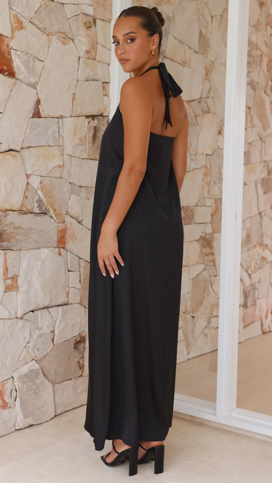 Monique Maxi Dress - Black - Image 8