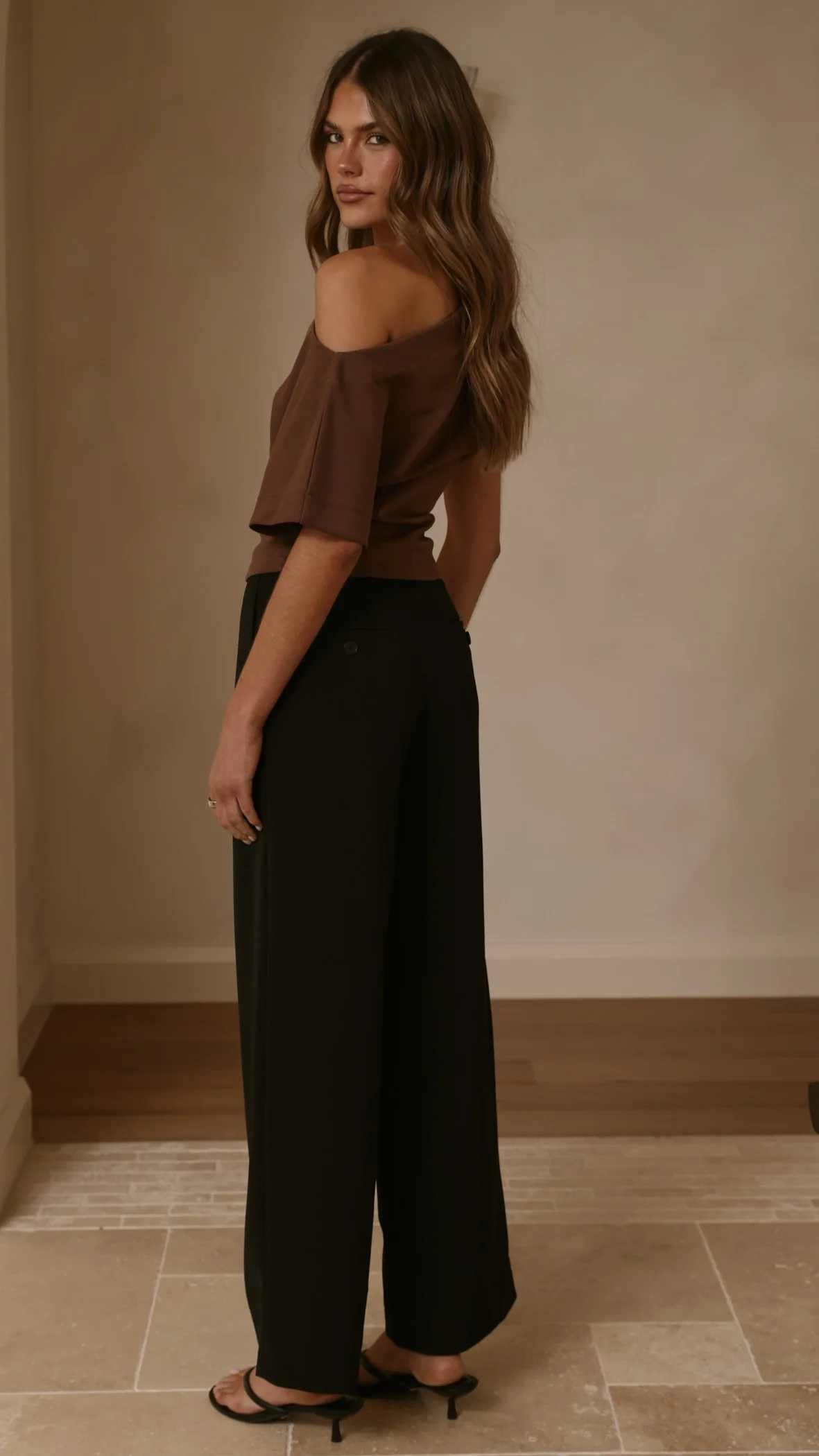 MVN Ady Wide Leg Pants - Black - Image 2