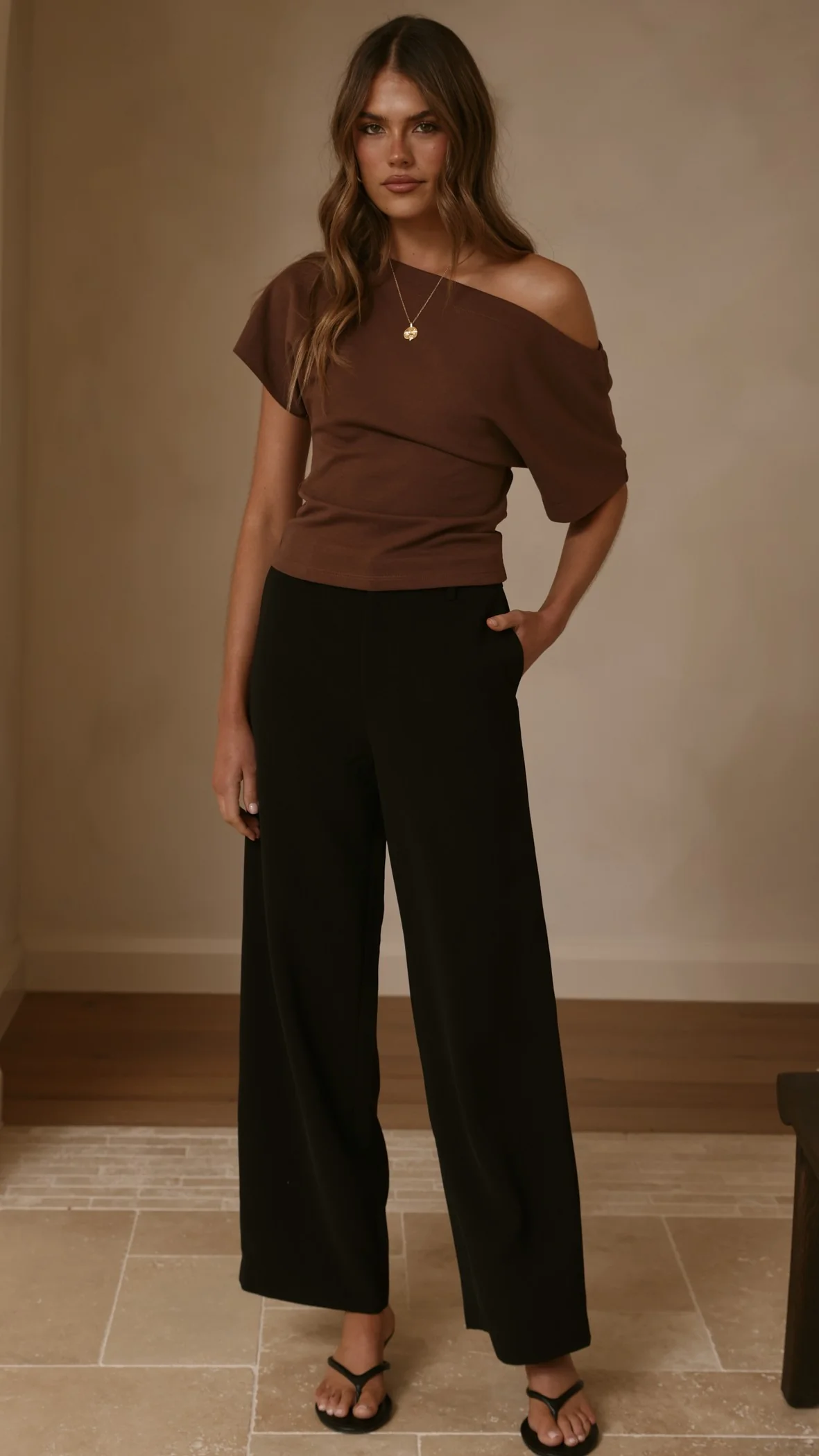 MVN Ady Wide Leg Pants - Black - Image 3