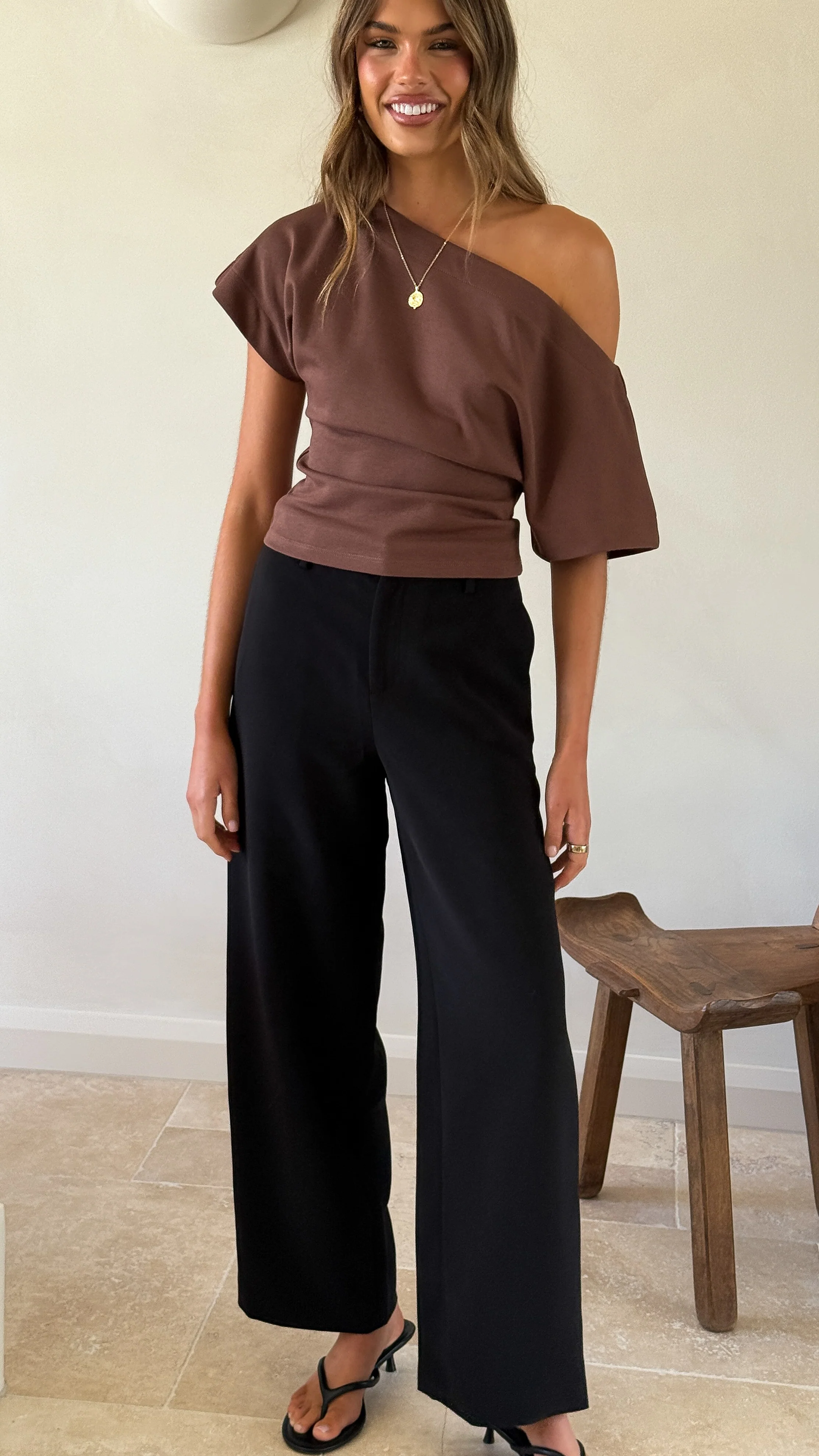 MVN Ady Wide Leg Pants - Black - Image 6