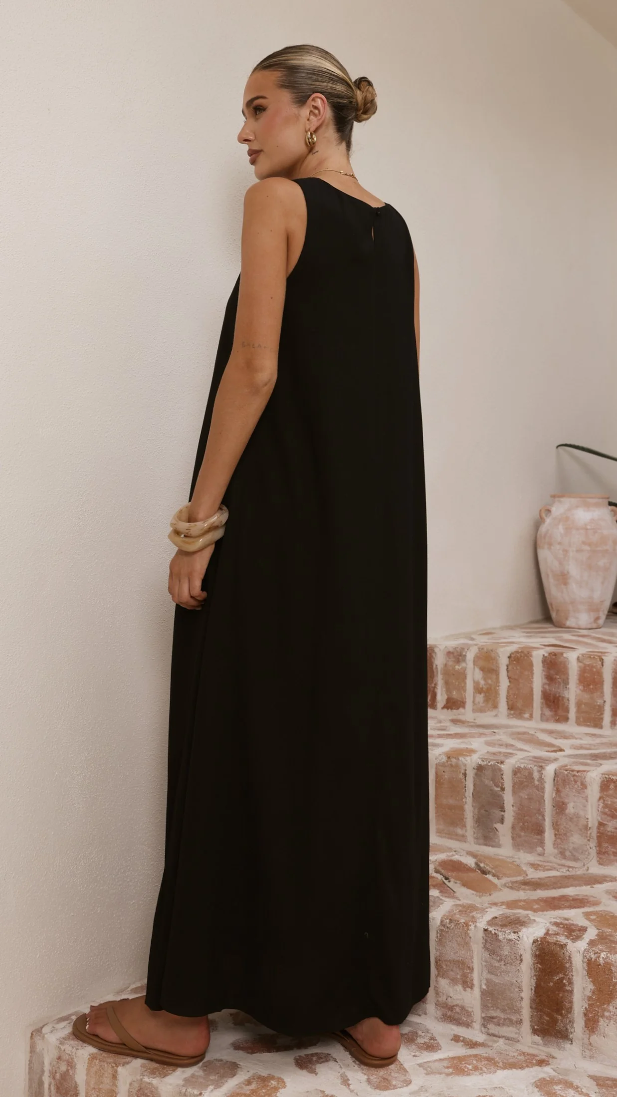 Mylah Maxi Dress - Black - Image 2