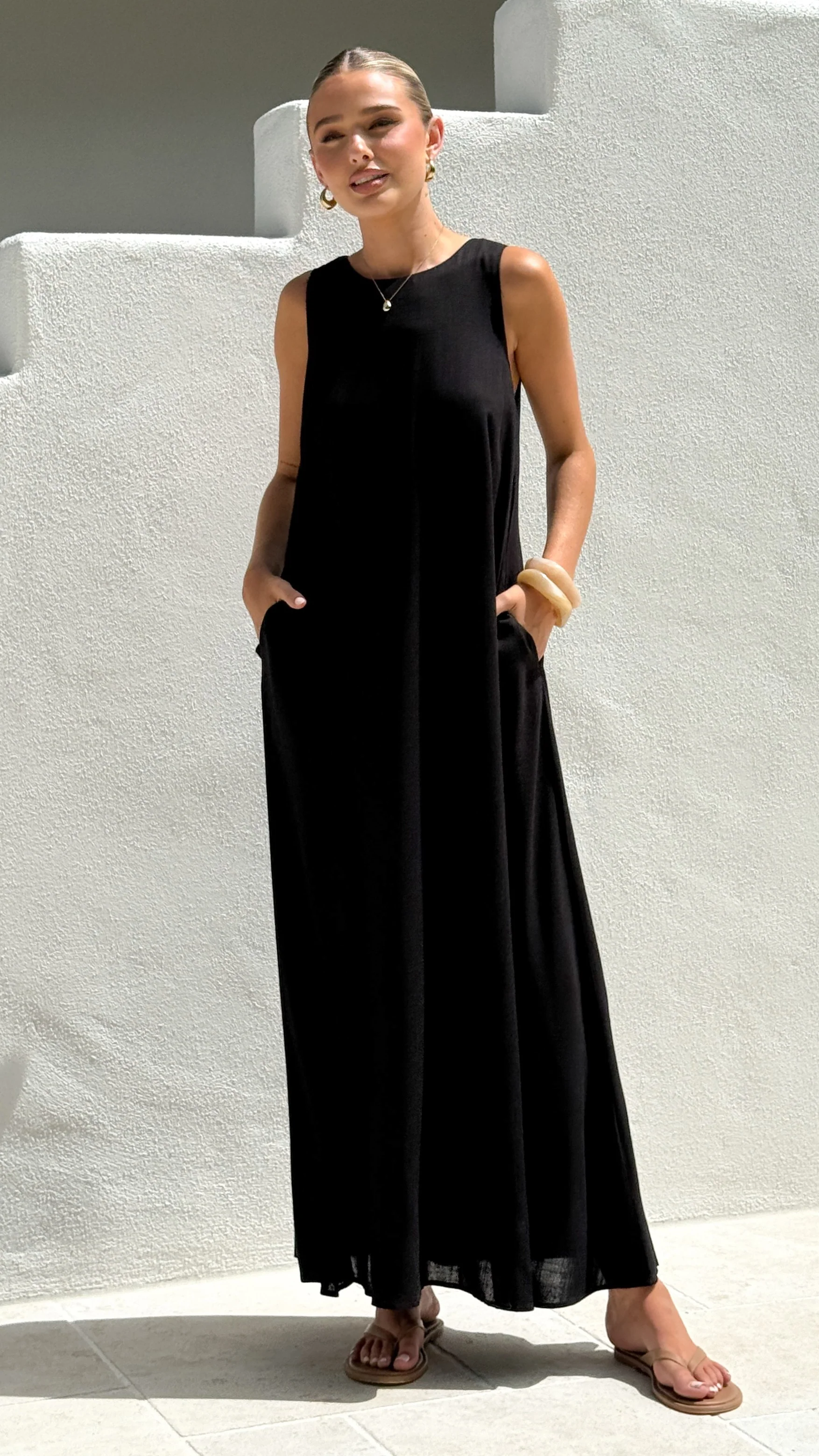 Mylah Maxi Dress - Black - Image 4