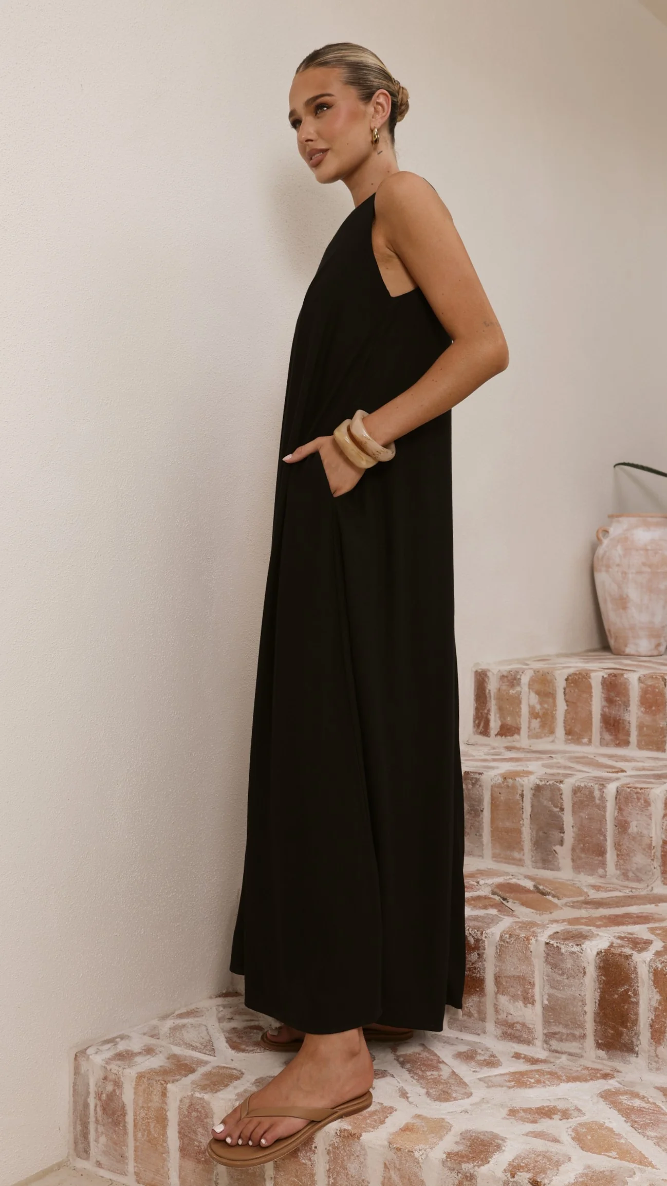 Mylah Maxi Dress - Black - Image 5