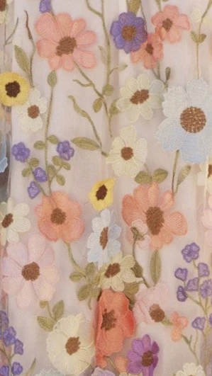 Naja Crop Top - Multi Floral - Image 9