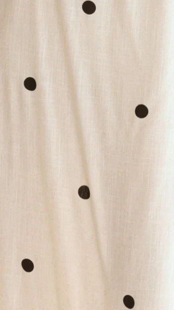 Nasira One Shoulder Maxi Dress - Oat/Black Polka Dot - Image 7