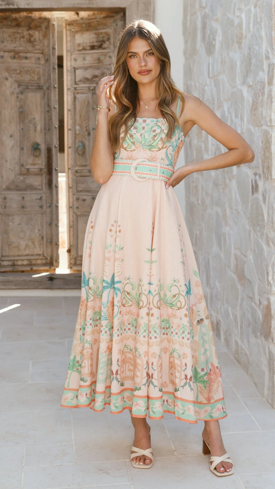 Nellie Midi Dress - Aurora Print - Image 10