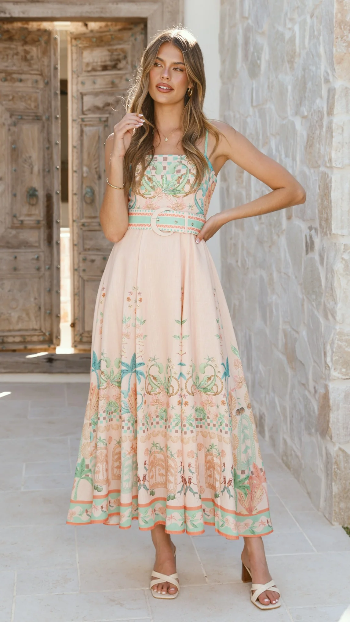 Nellie Midi Dress - Aurora Print - Image 6