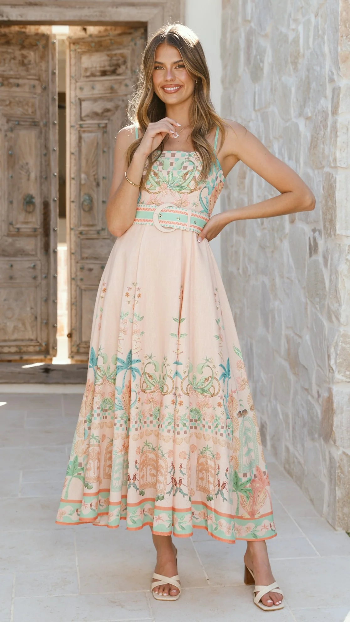 Nellie Midi Dress - Aurora Print - Image 7