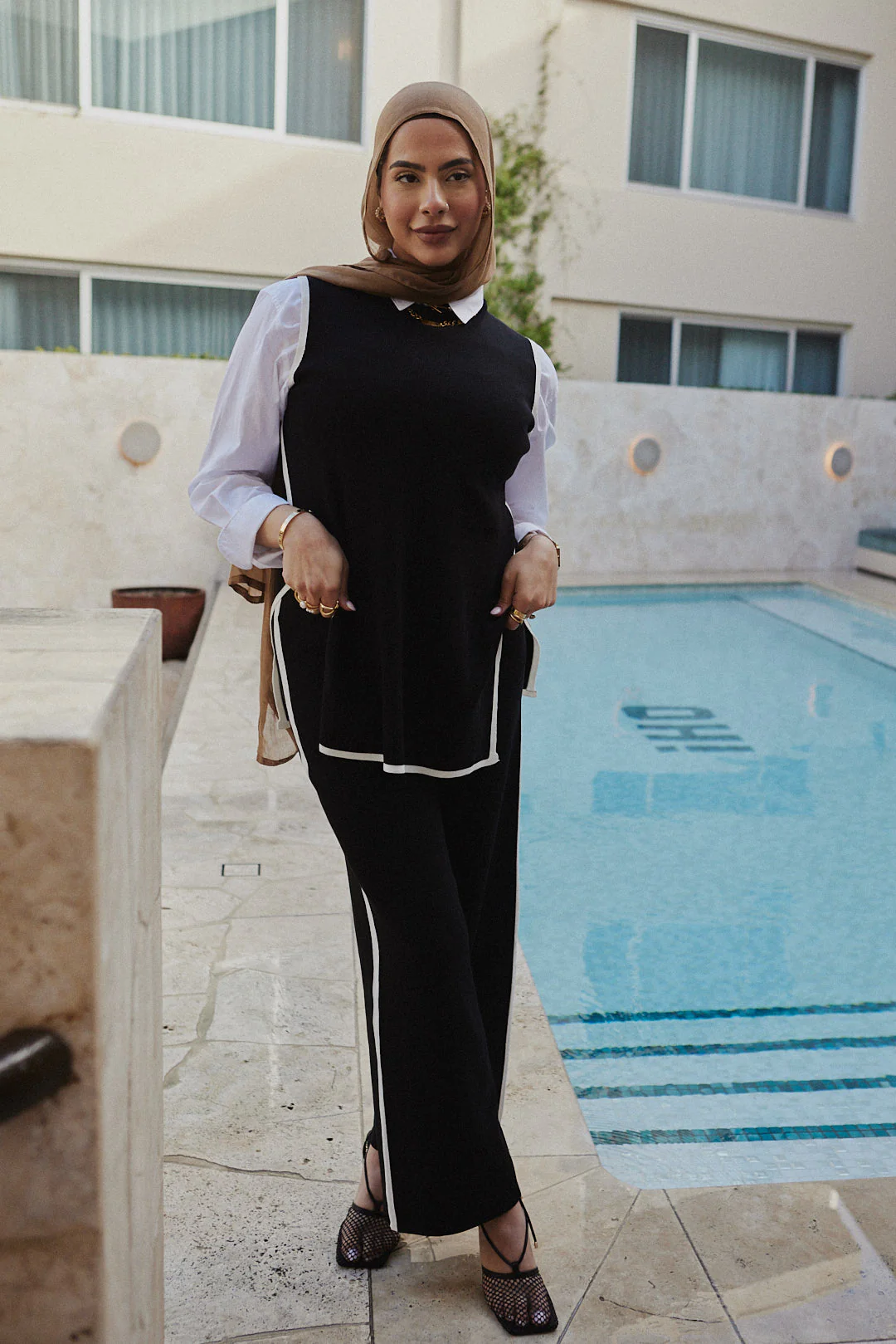 Newport Pants - Black/White - Image 18