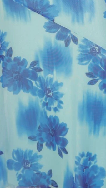 Nikova Maxi Dress - Blue Floral - Image 7