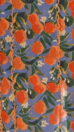 Nova Crop Top - Orange Print - Image 9