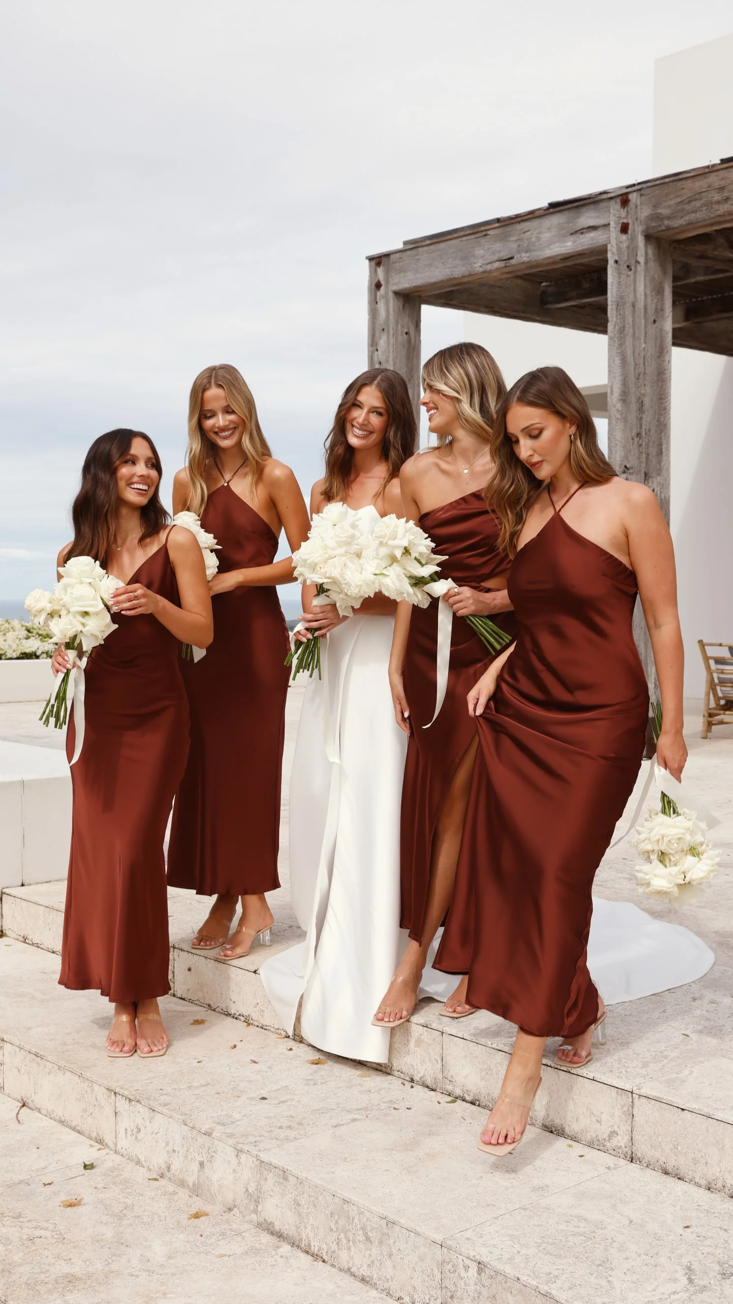 Nyla Maxi Dress - Brown - Image 8