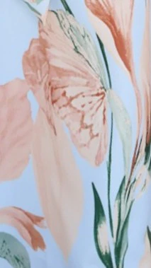 Oasis One Shoulder Jumpsuit - Blue/Peach Floral - Image 10