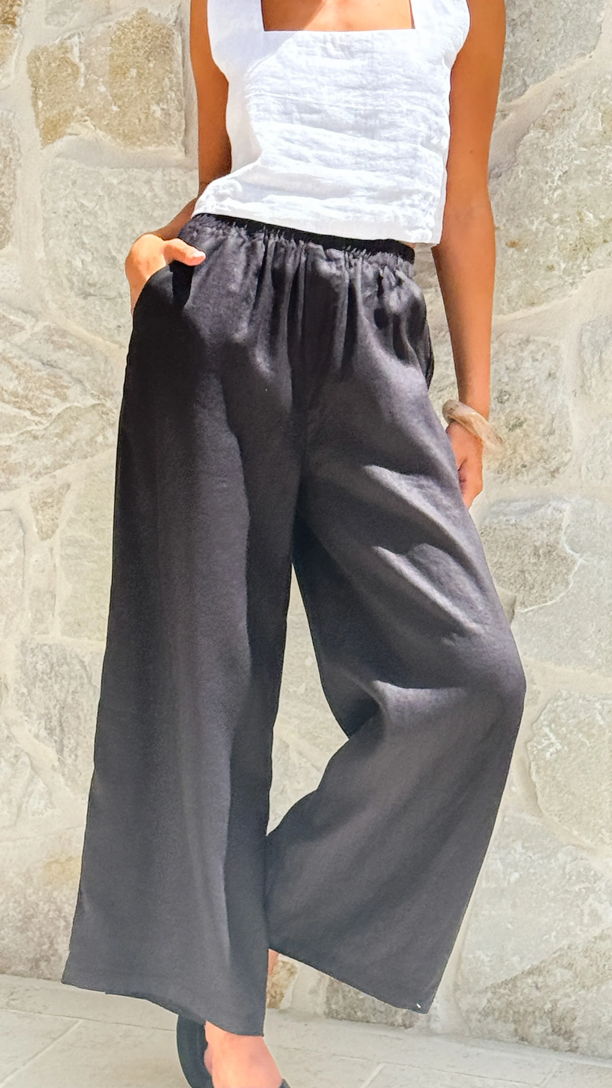 Oceana Pants - Black - Image 7