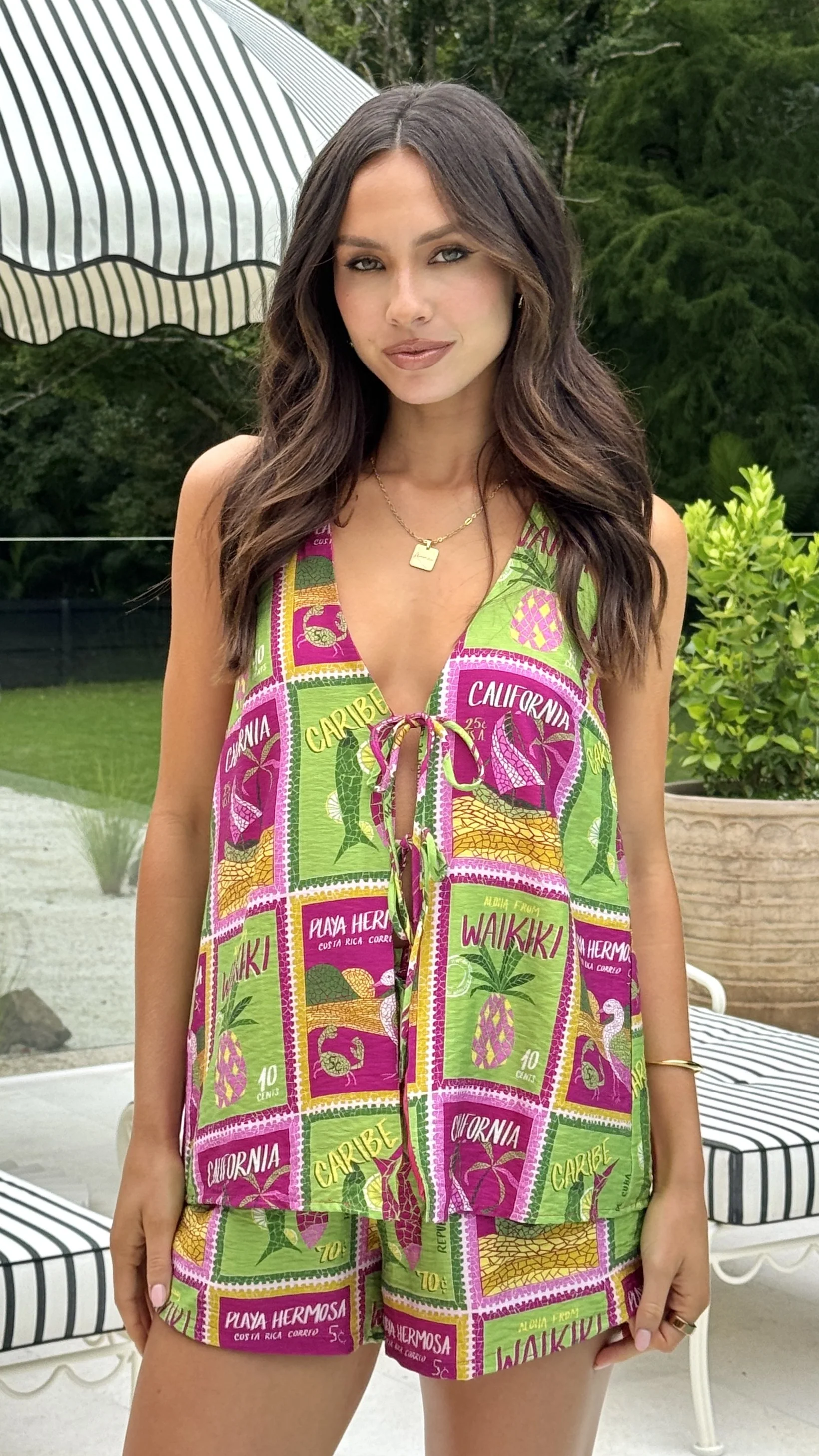 Octavia Shorts - Aloha Lime - Image 5