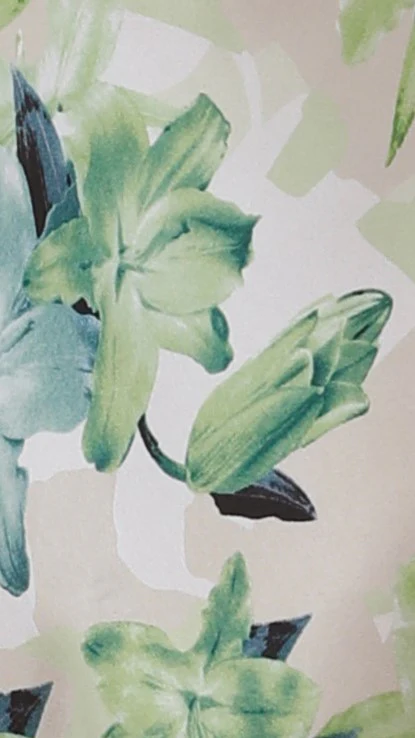 Oralia Maxi Dress - Green Floral - Image 5