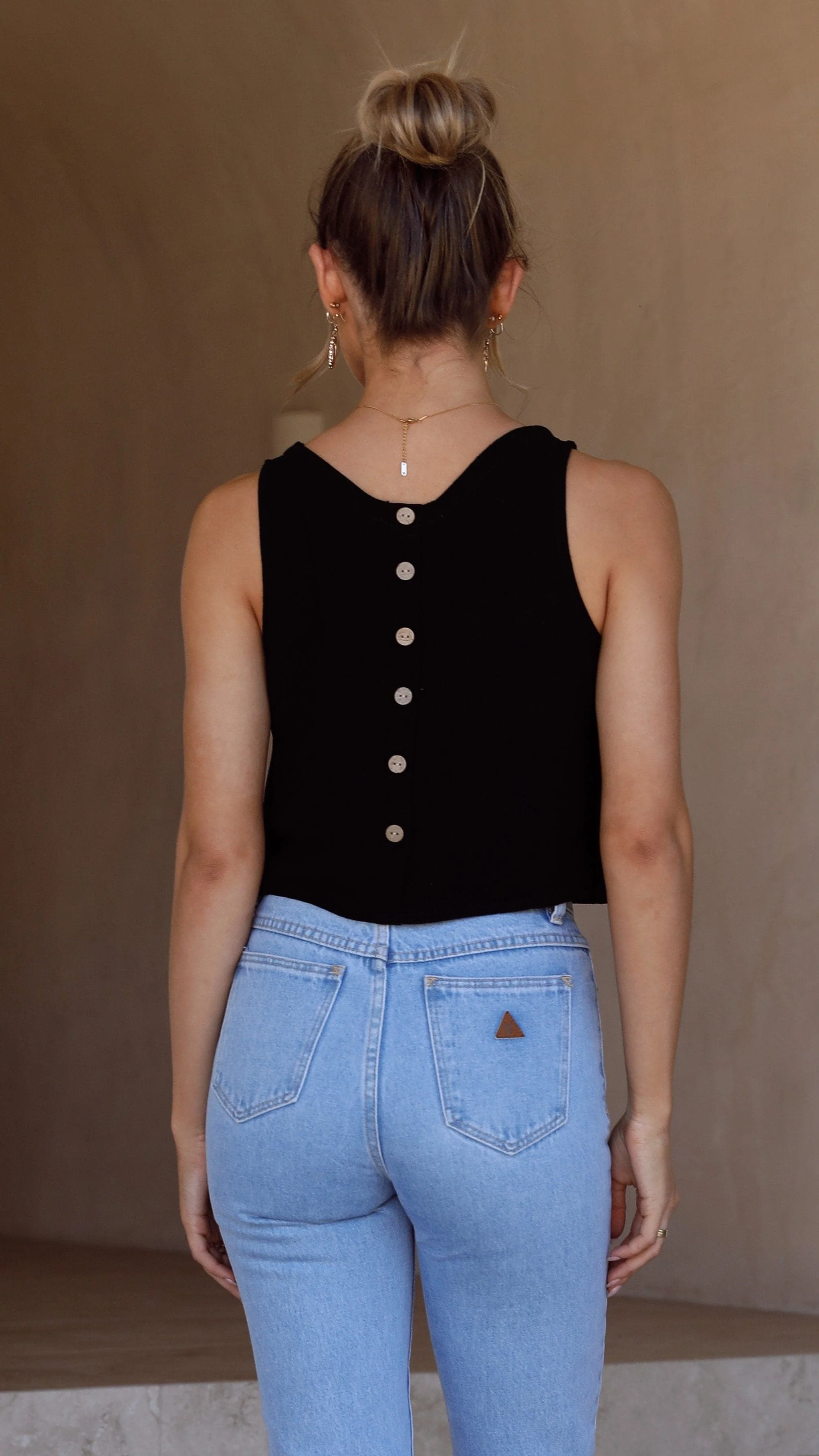 Persephone Crop Top - Black - Image 14