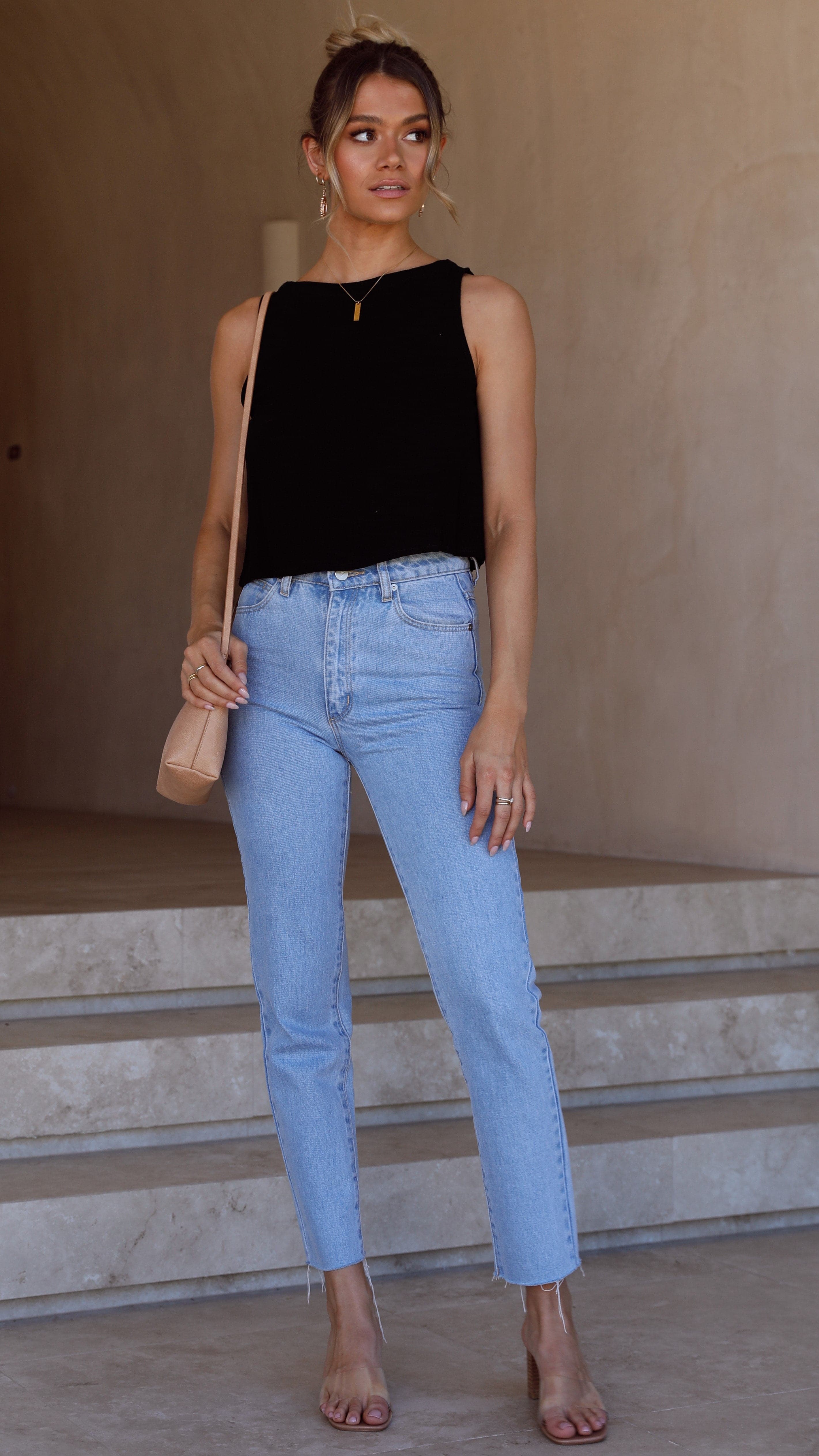 Persephone Crop Top - Black - Image 15
