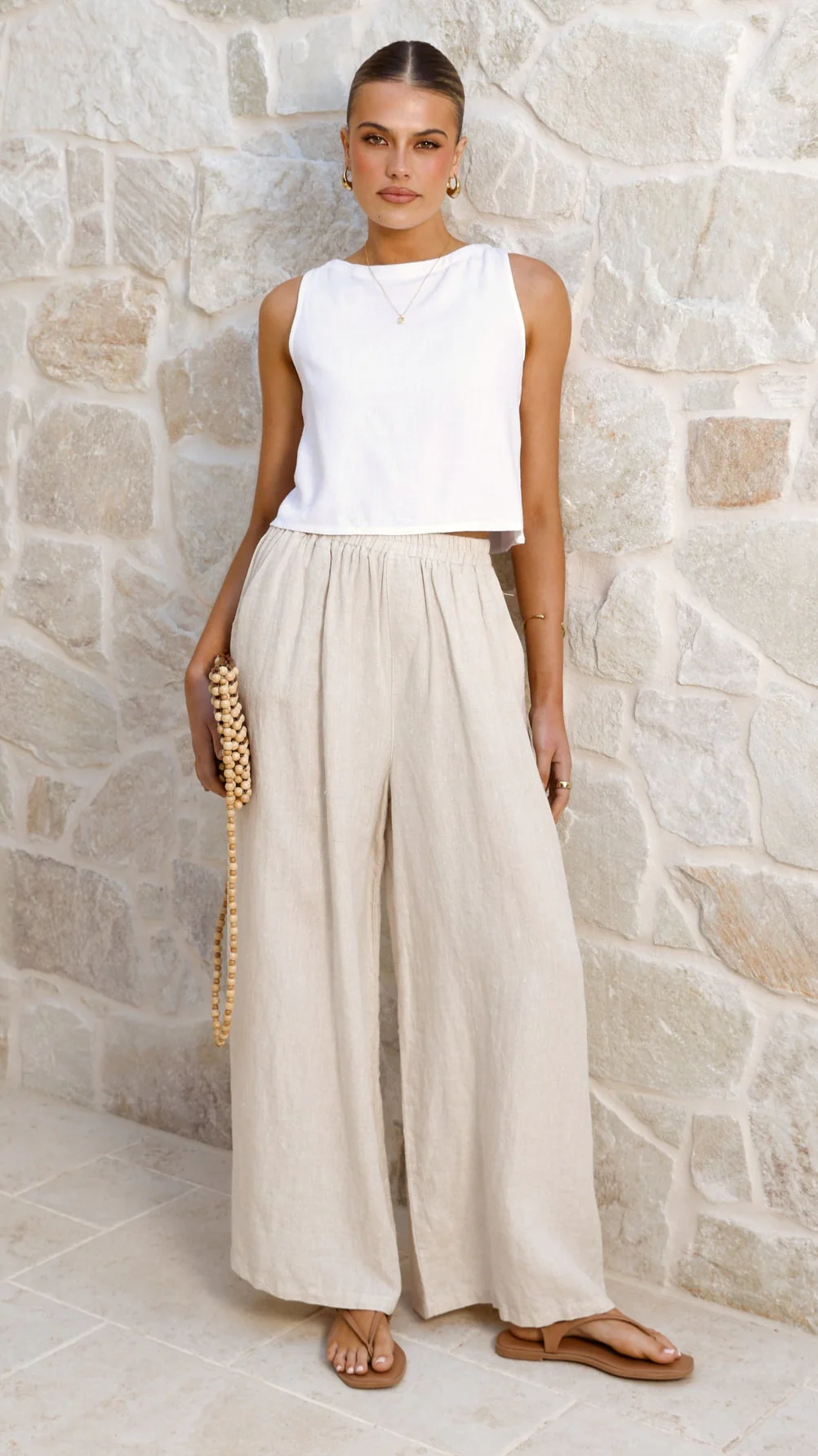 Persephone Crop Top - White - Image 2