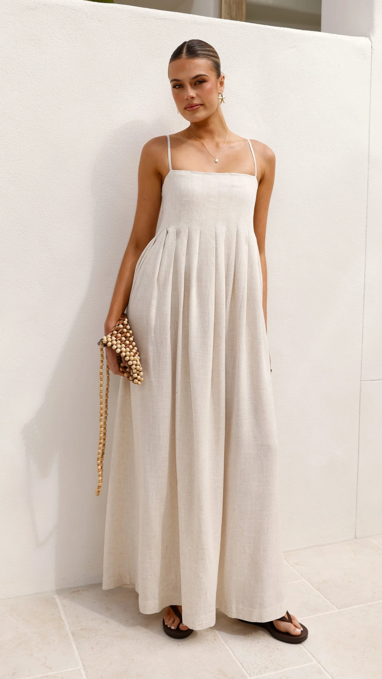 Pippy Maxi Dress - Natural - Image 5