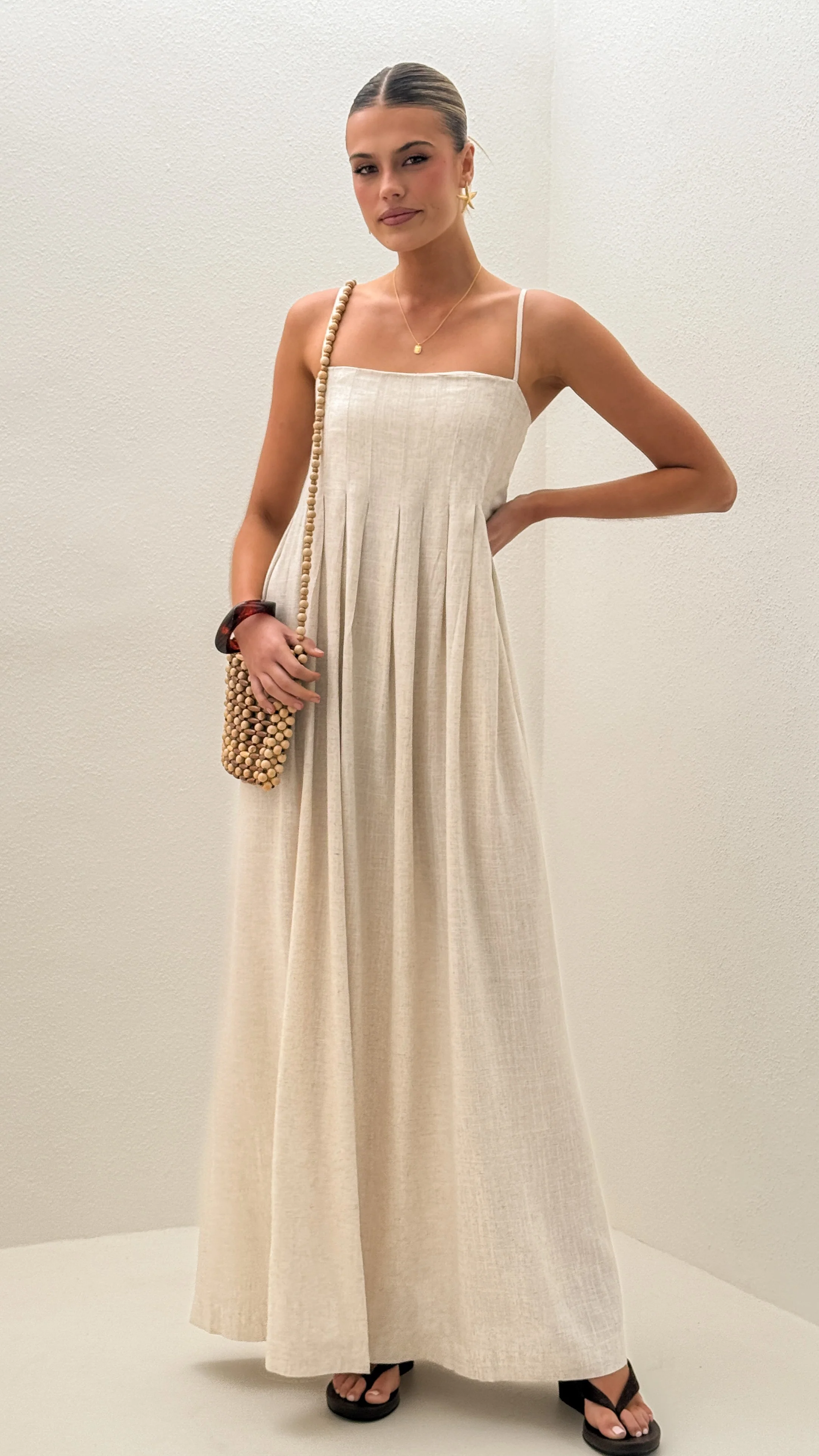 Pippy Maxi Dress - Natural - Image 6