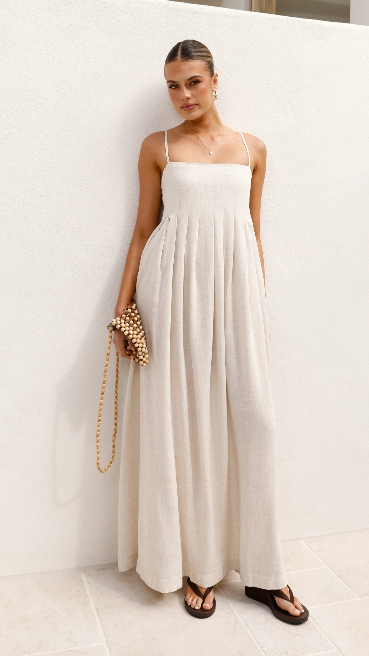 Pippy Maxi Dress - Natural - Image 8