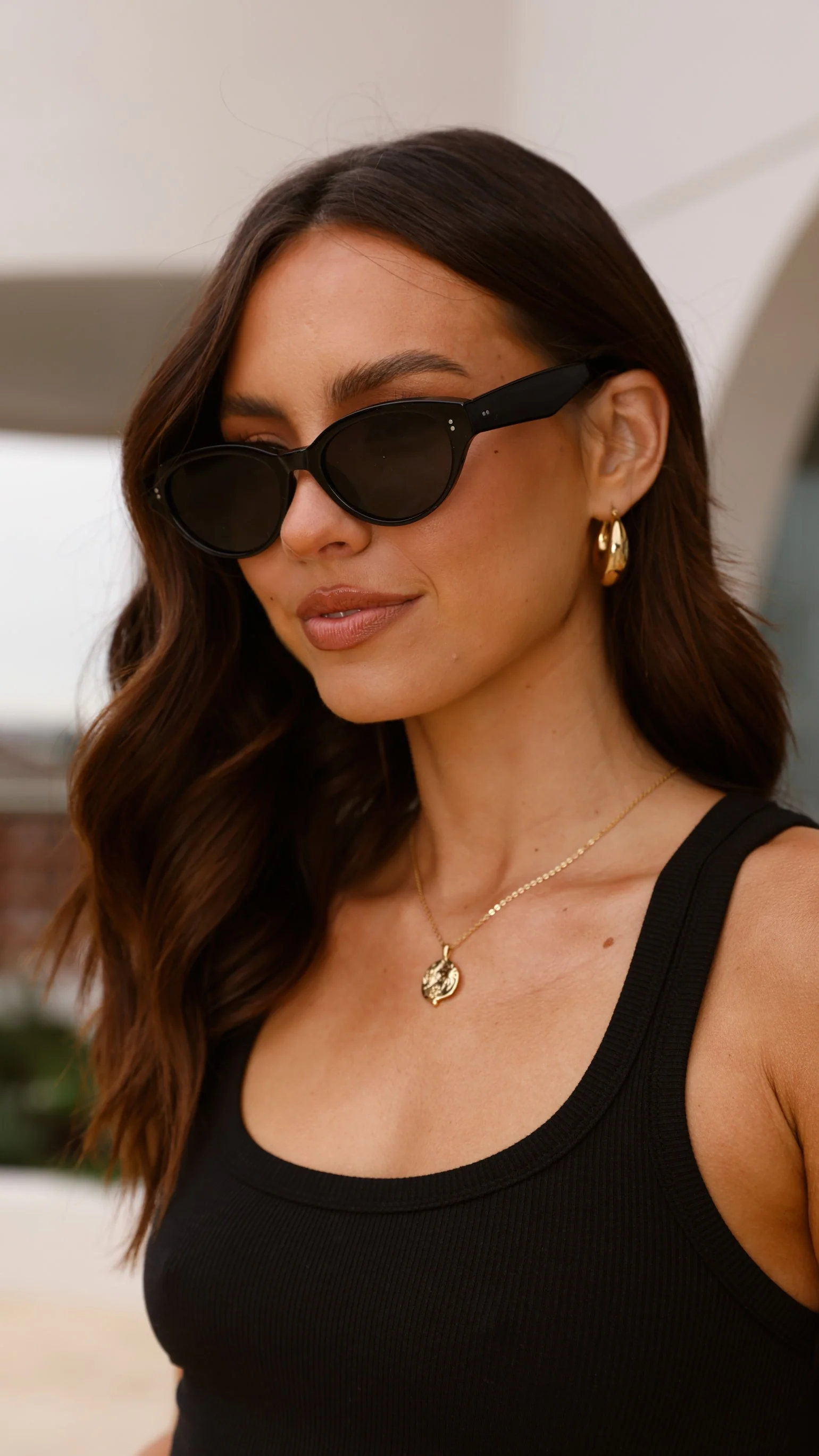 Quincia Sunglasses - Black - Image 2