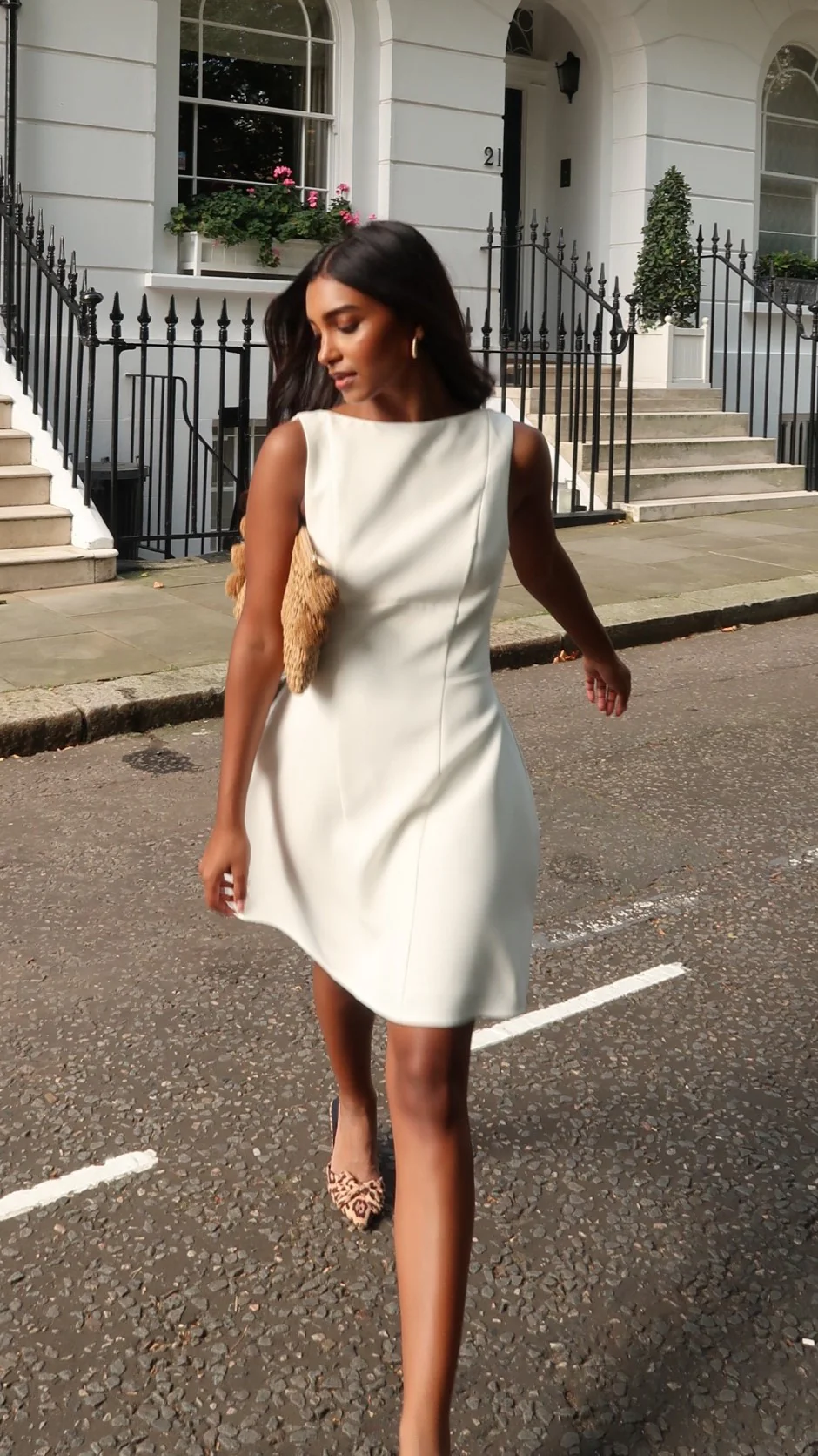 Rafiki Mini Dress - White - Image 24