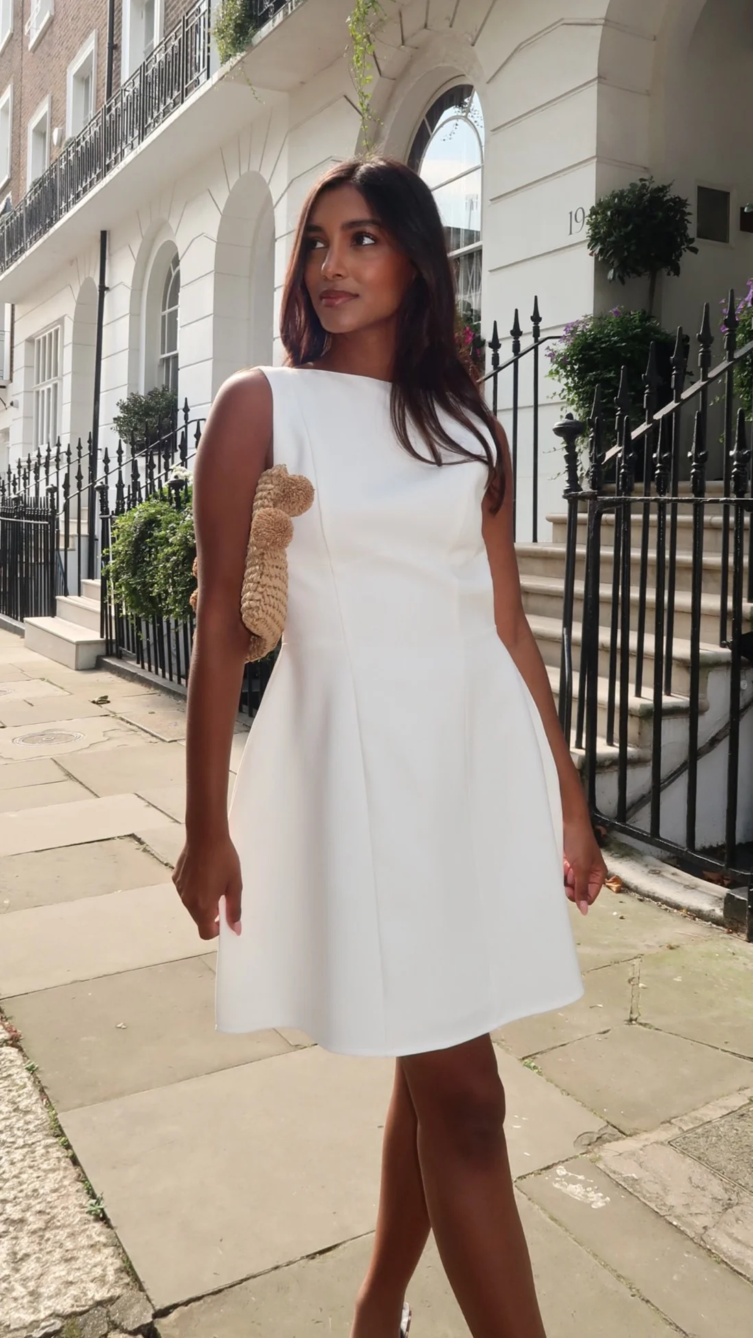 Rafiki Mini Dress - White - Image 30